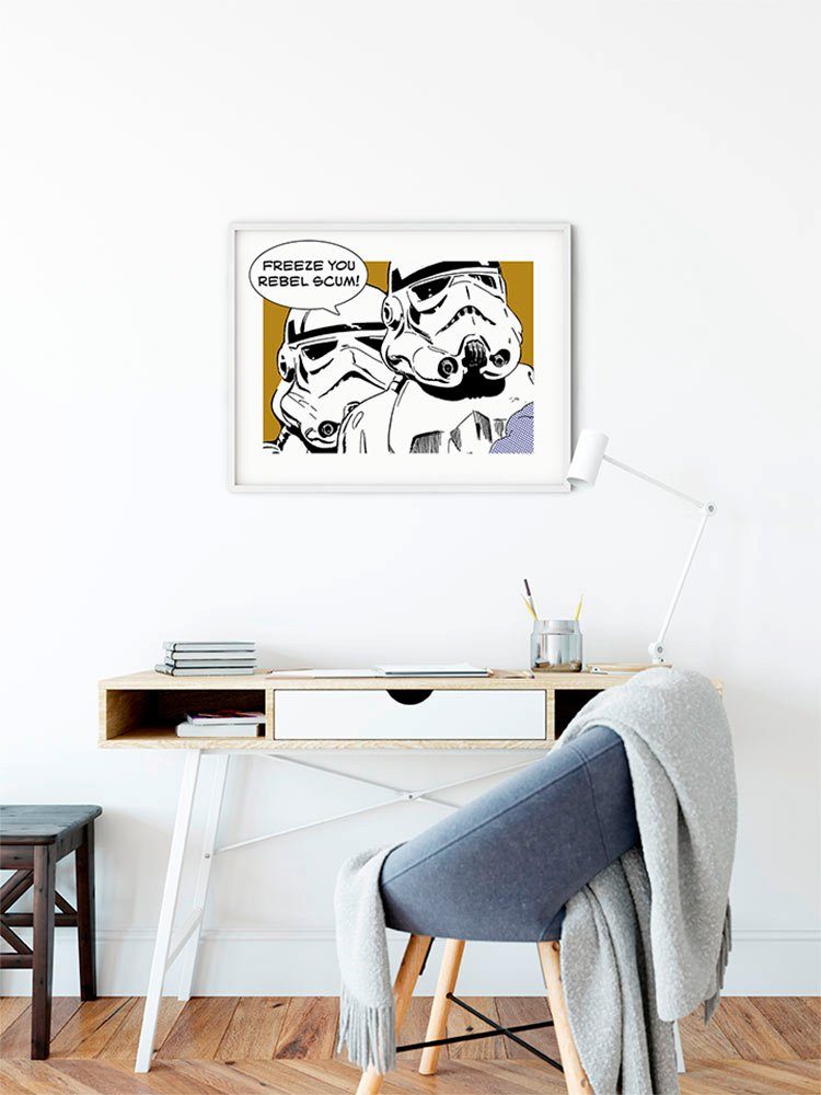 Komar Wanddecoratie Star Wars Classic stripverhaal aandeel Stormtrooper (1 stuk)