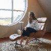FLEXLUX Voetenbankje Elegant beensteun, ontspanning, Scandinavisch, ultiem comfort