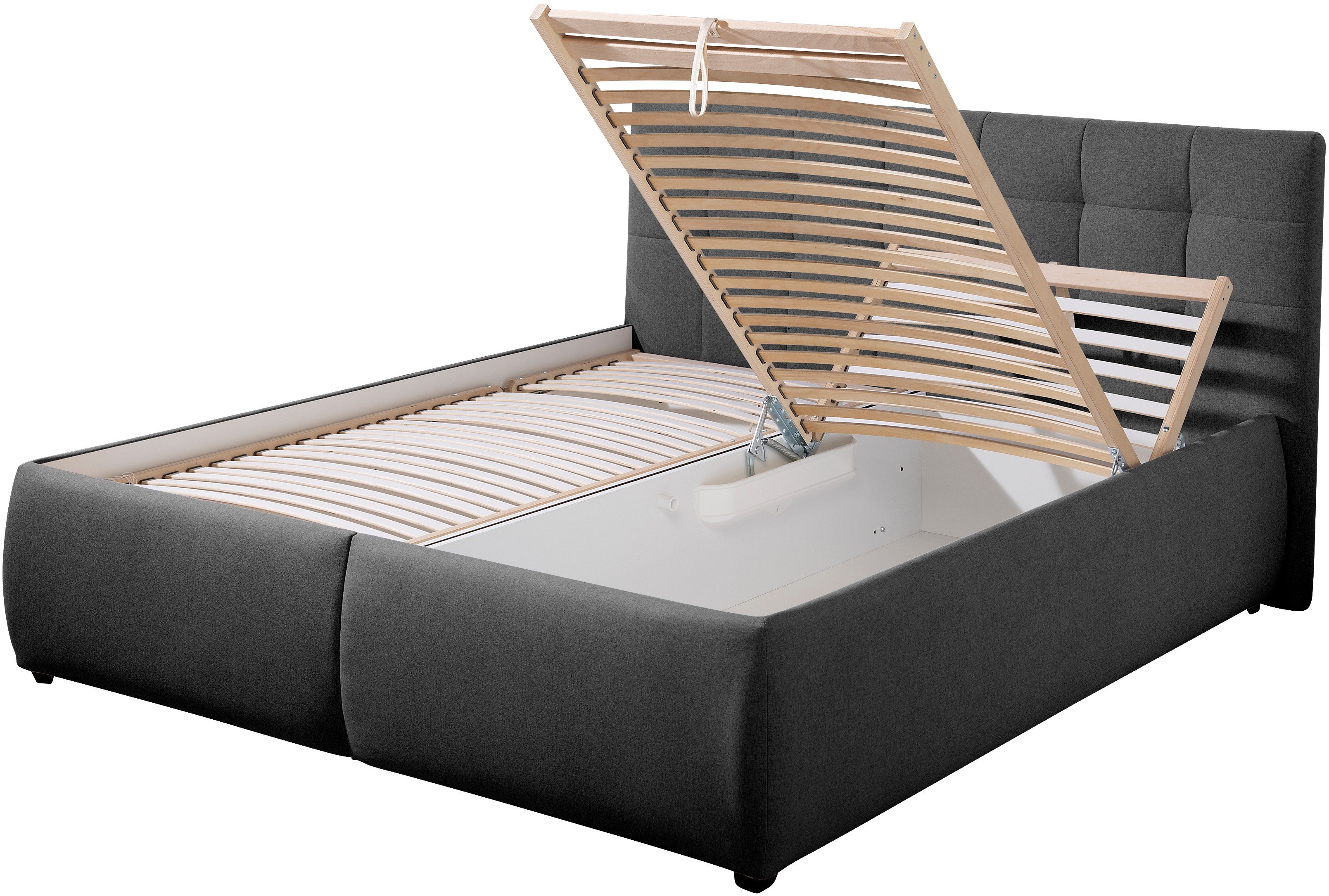 Maintal Gestoffeerd bed Felsental inclusief bedlade, verkrijgbaar in h2, h3 & h4