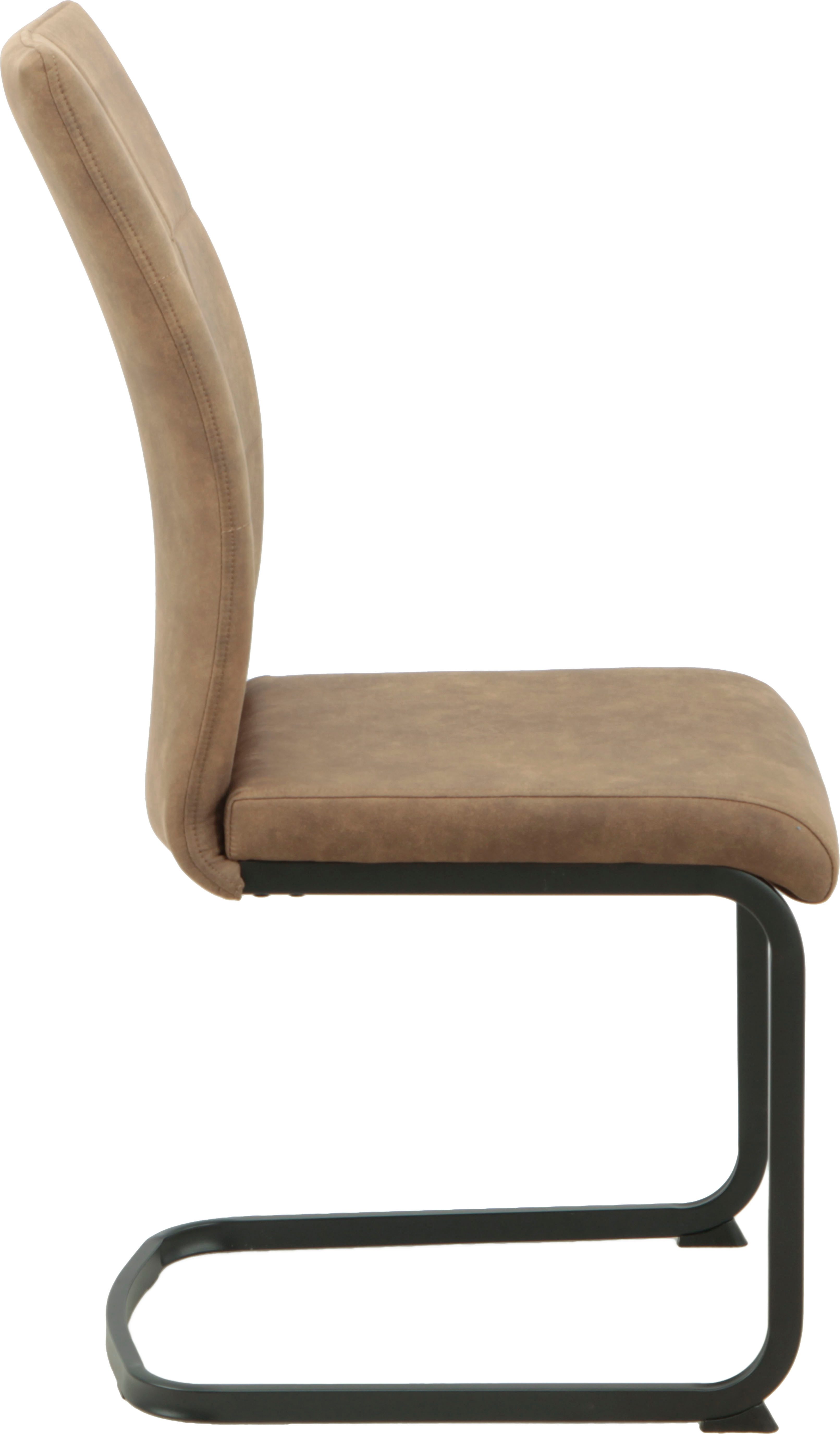 HELA Eethoek Spree Eettafel 140x90 cm met dikke rand, microvezel bekleding(4-delig)