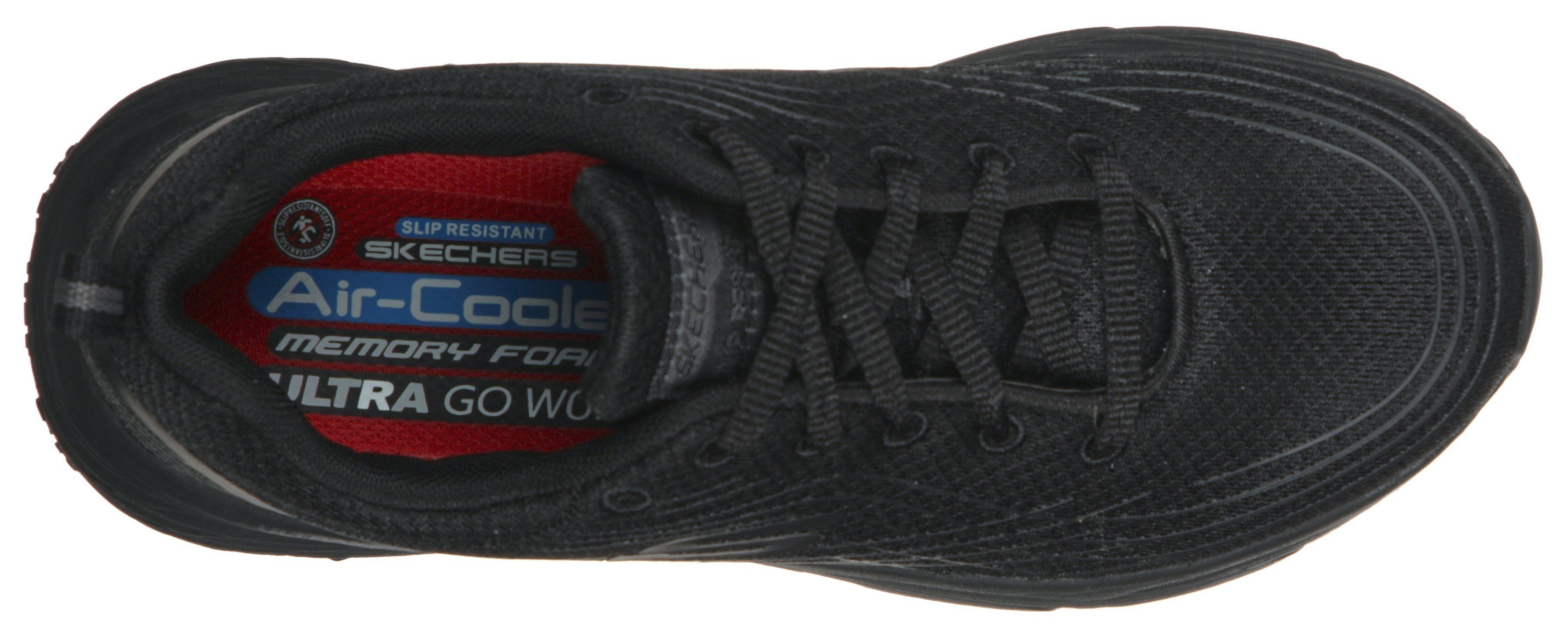 Skechers Werkschoenen MAX CUSHIONING ELITE SR Veterschoen voor de horeca, geschikt voor machinewas