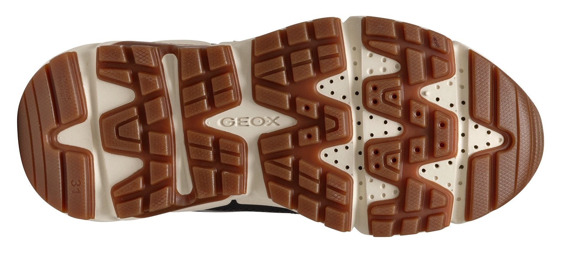 Geox Winterlaarzen J FLEXYPER PLUS BOY ABX high top sneaker, veterschoenen met waterafstotende tex-uitrusting