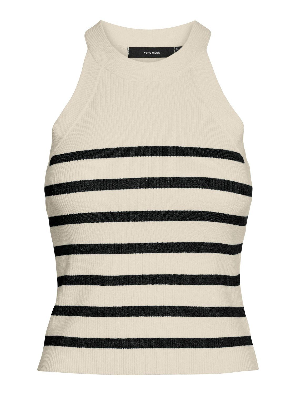 Vero Moda Gebreide top VMSABA RIB SL O-NECK TOP GA NOOS