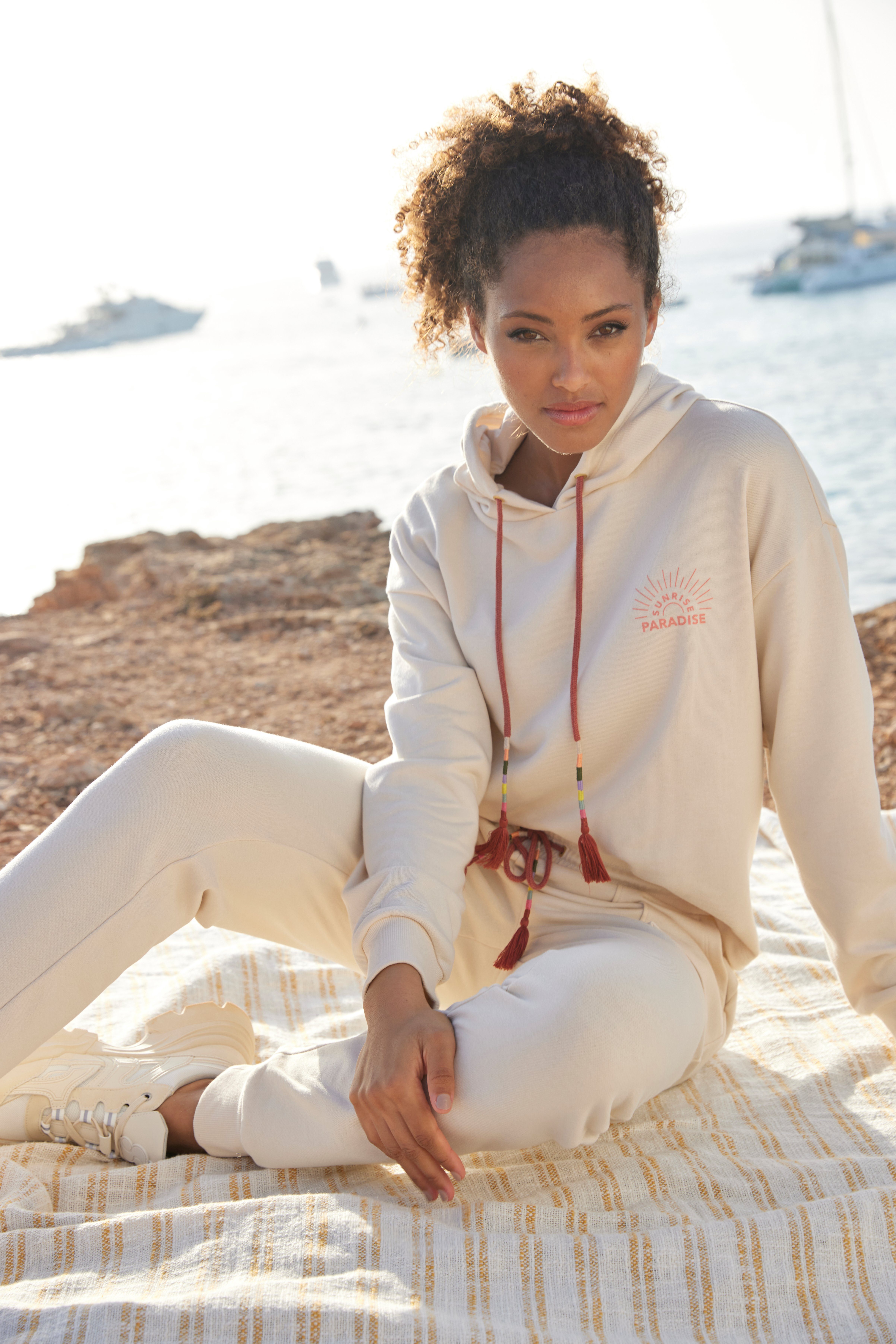 Vivance Sweatpants Relaxbroek, loungebroek met opgenaaide zakken, loungewear