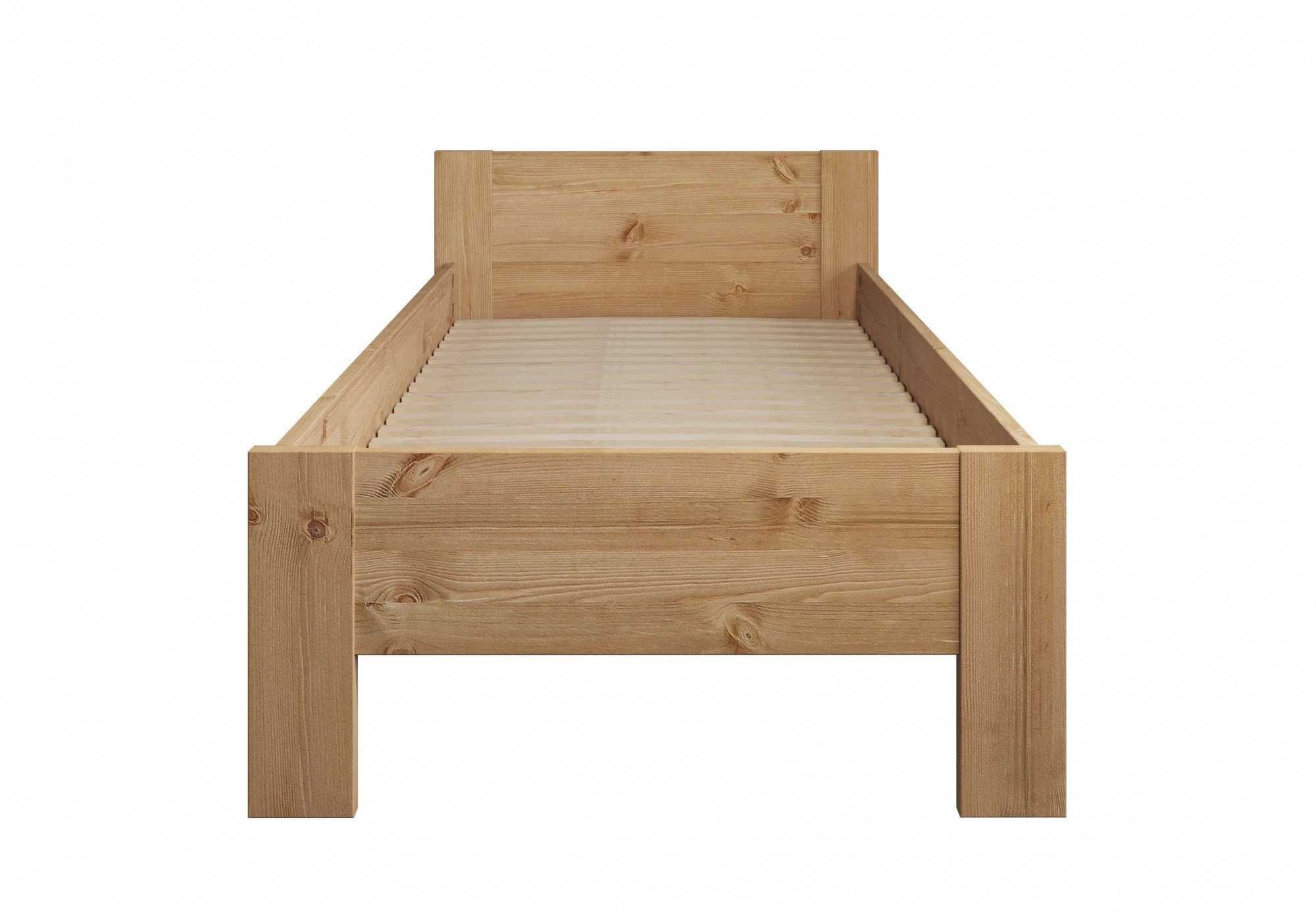 Home affaire Massief houten ledikant Hero, hoge belasting, FSC®-gecertificeerd grenen van massief grenen, inclusief lattenbodem, tijdloos ontwerp