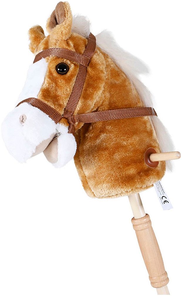 Knorrtoys® Stokpaardje Brauny met geluid