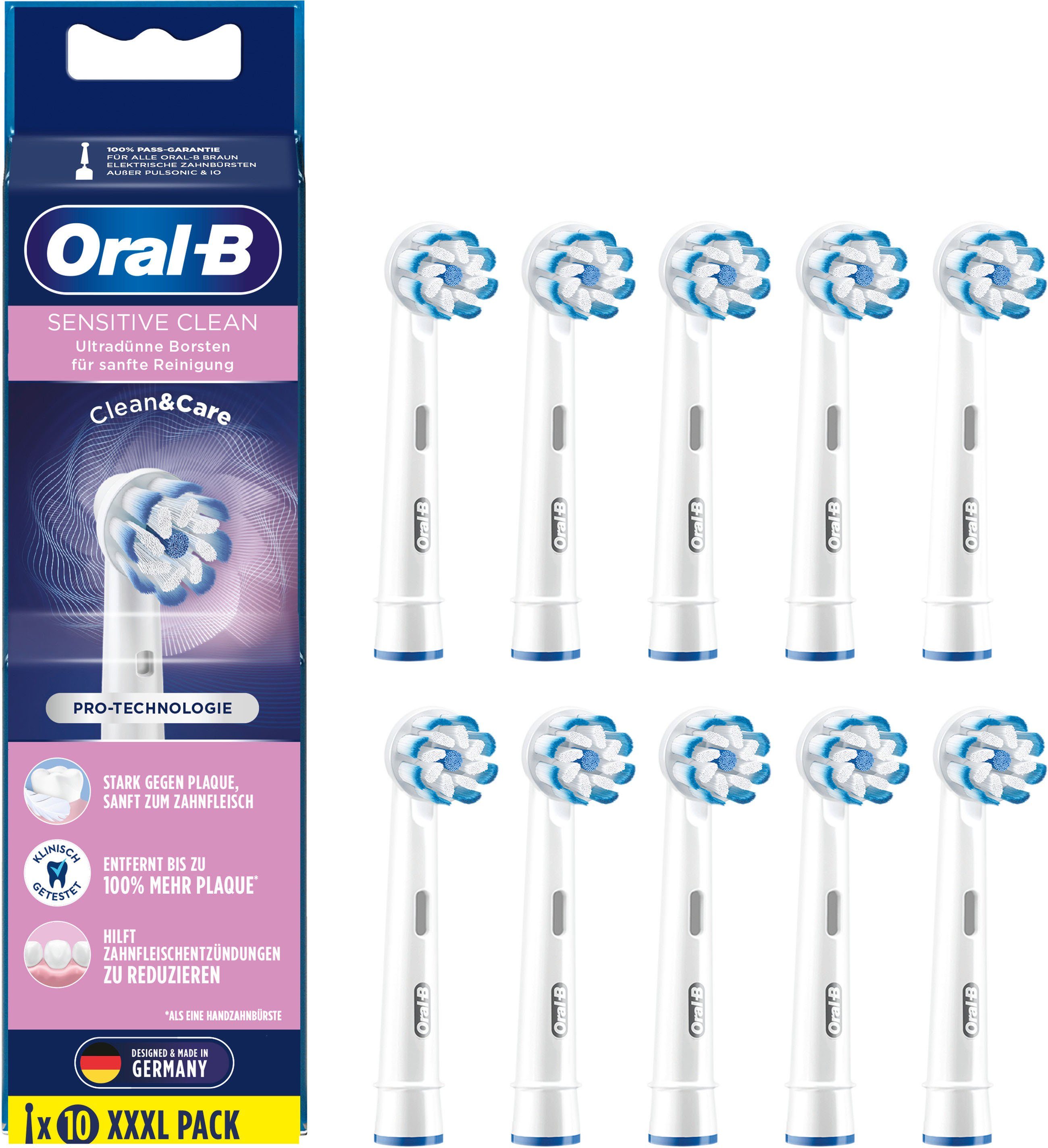 Oral B Opzetborsteltjes Sensitive Clean