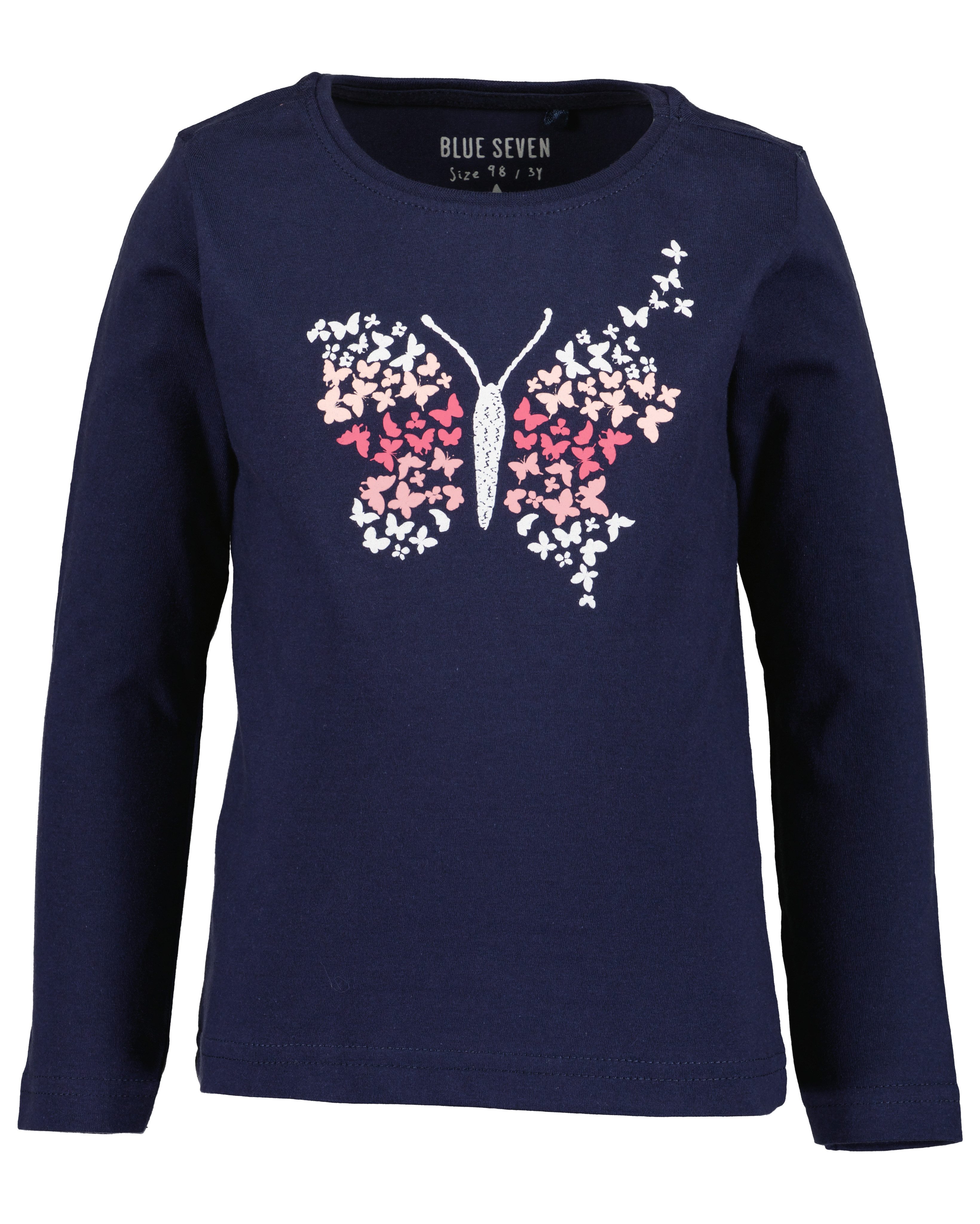 Blue Seven Shirt met lange mouwen met geweldige frontmotieven (set, 2-delig)