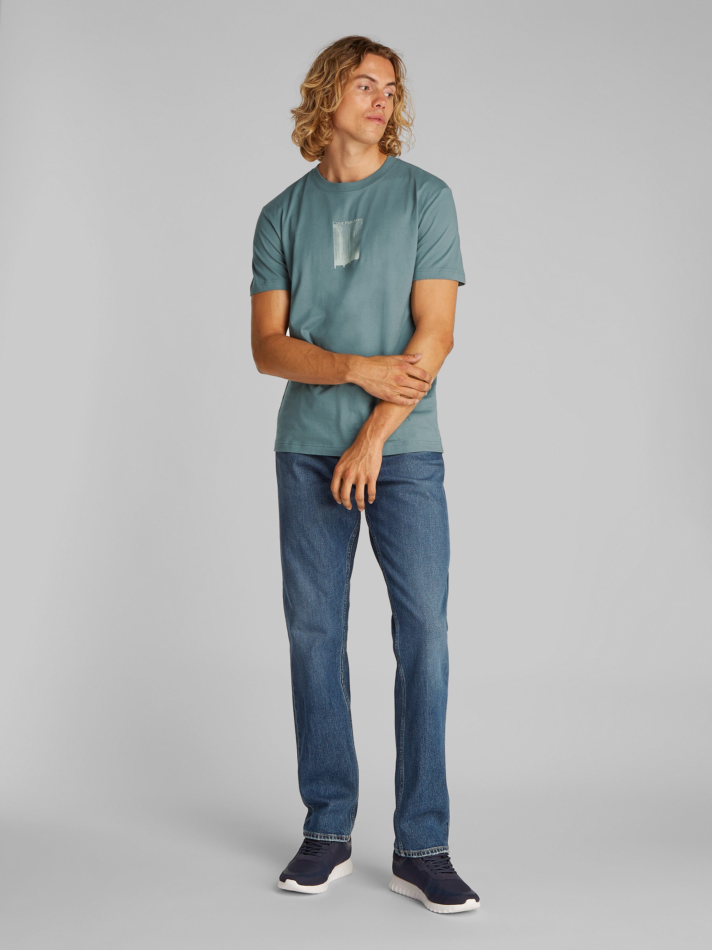 Calvin Klein T-shirt BRUSH STROKE GRAPHIC TEE