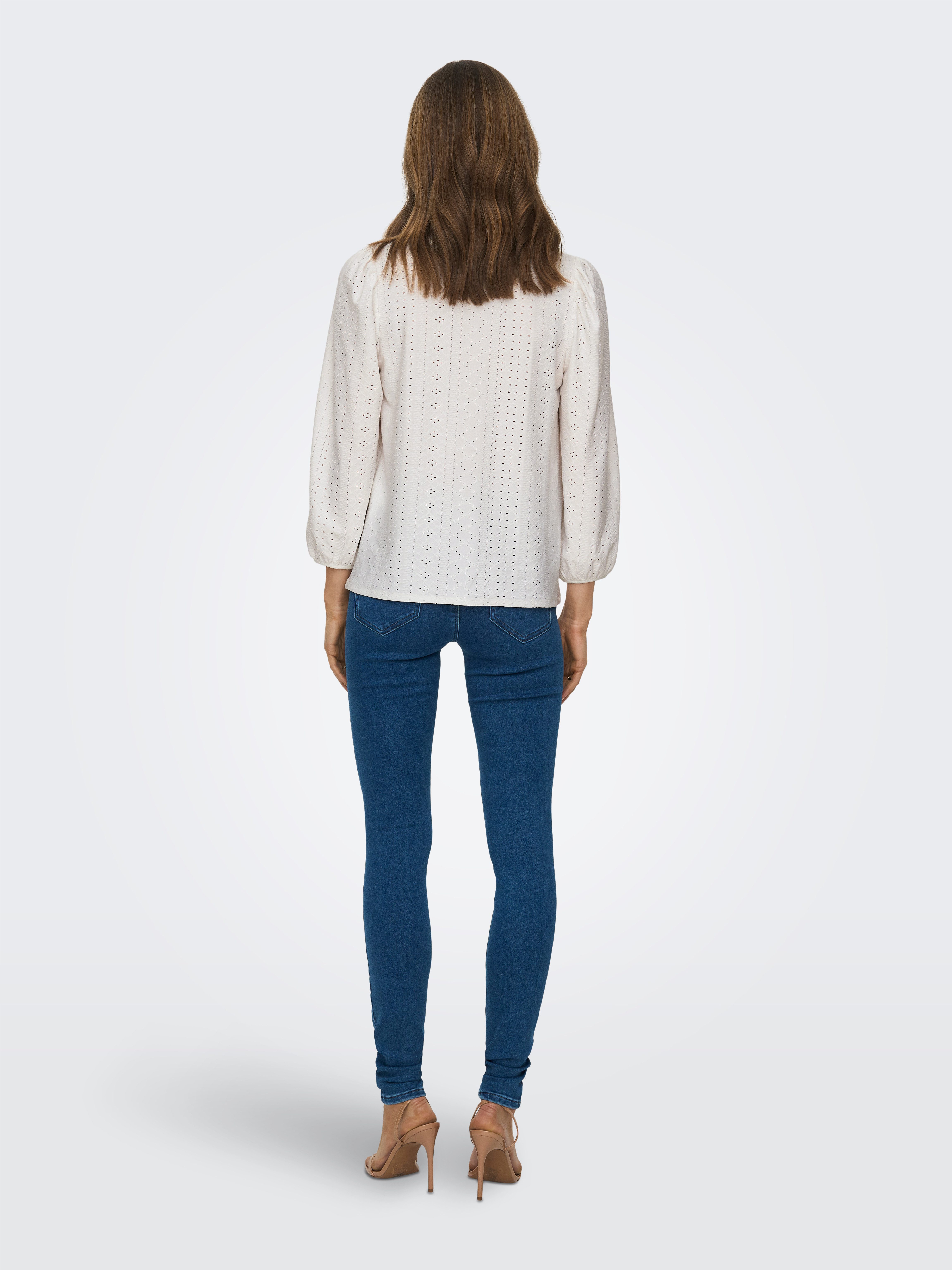Only Shirt ONLSANDRA 3/4 SPLIT TOP JRS
