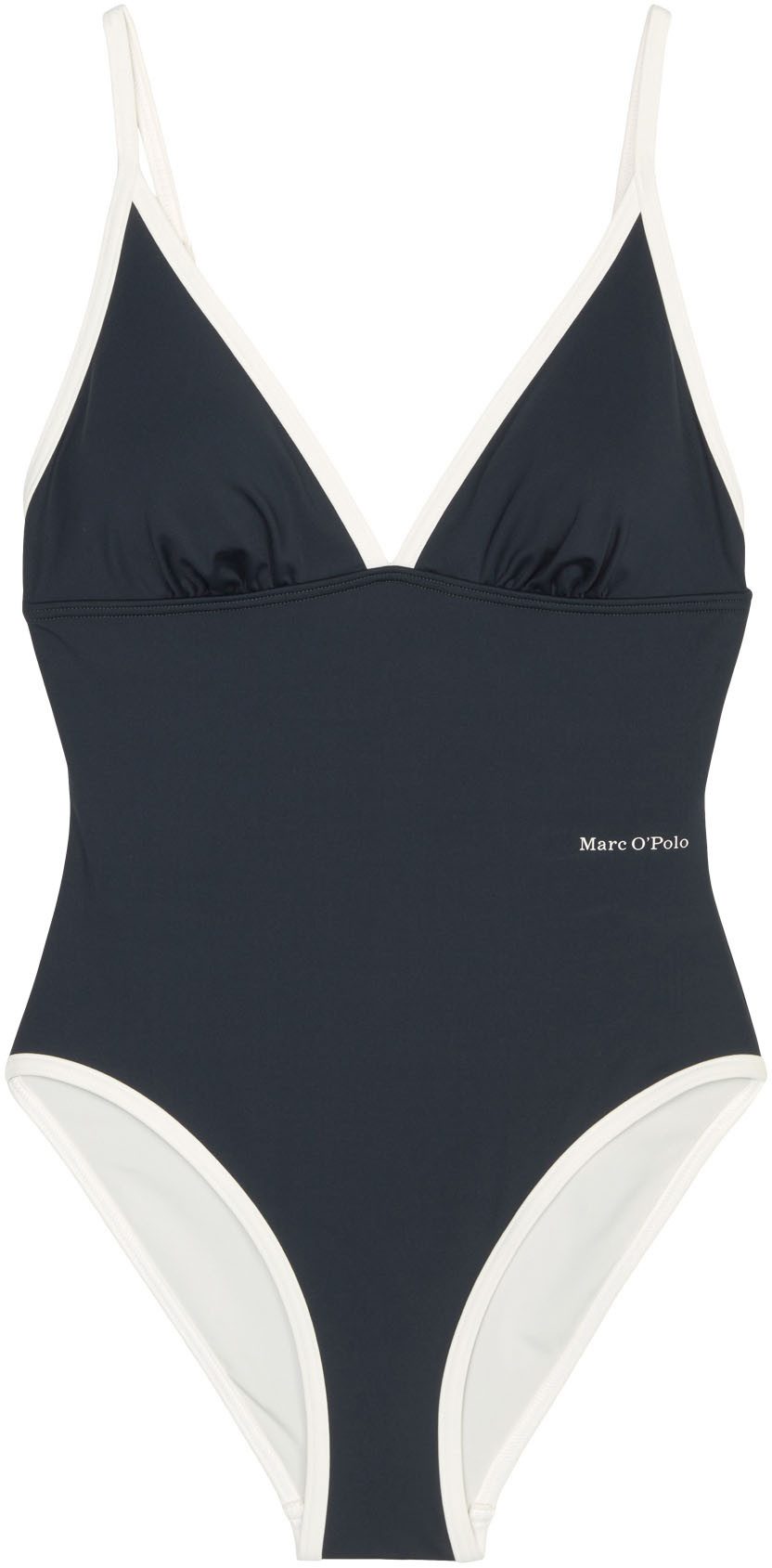 Marc O'Polo Badpak Summer stripes met contrasterend afwerkingsontwerp