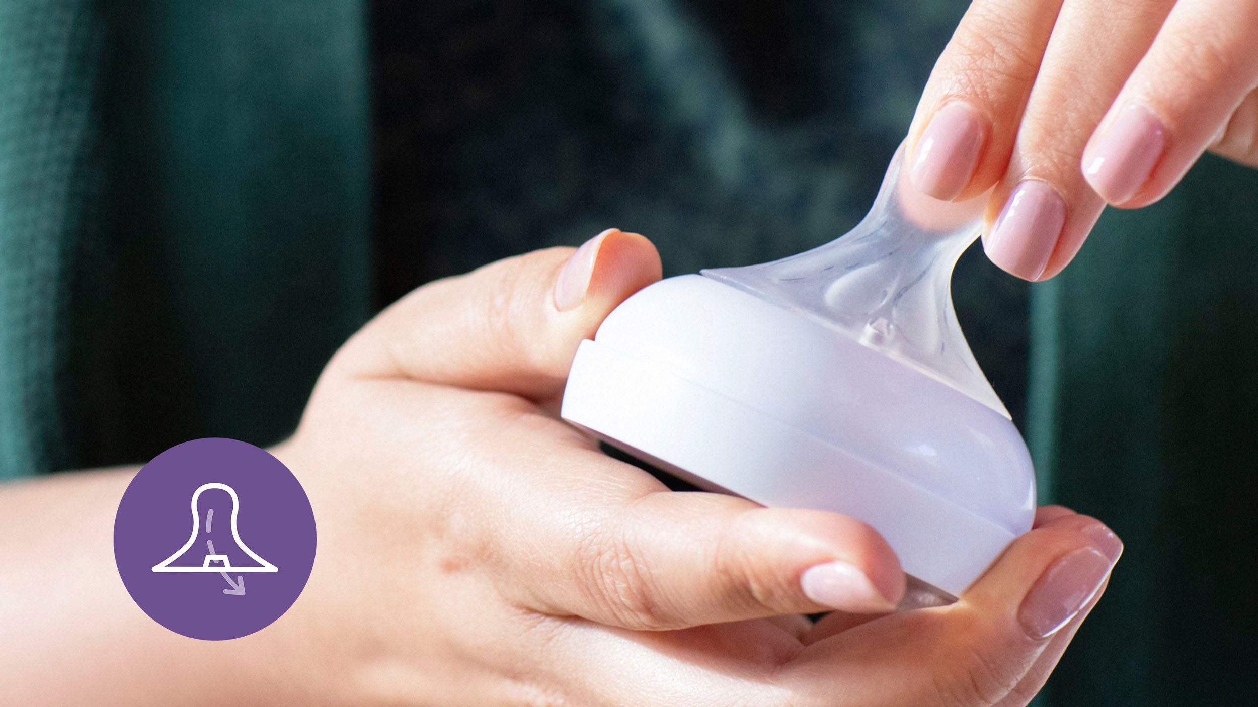 Philips AVENT Flesspeen Natural Response SCY962/02 2 stuks met anti-koliek ventiel, vanaf 0 maanden