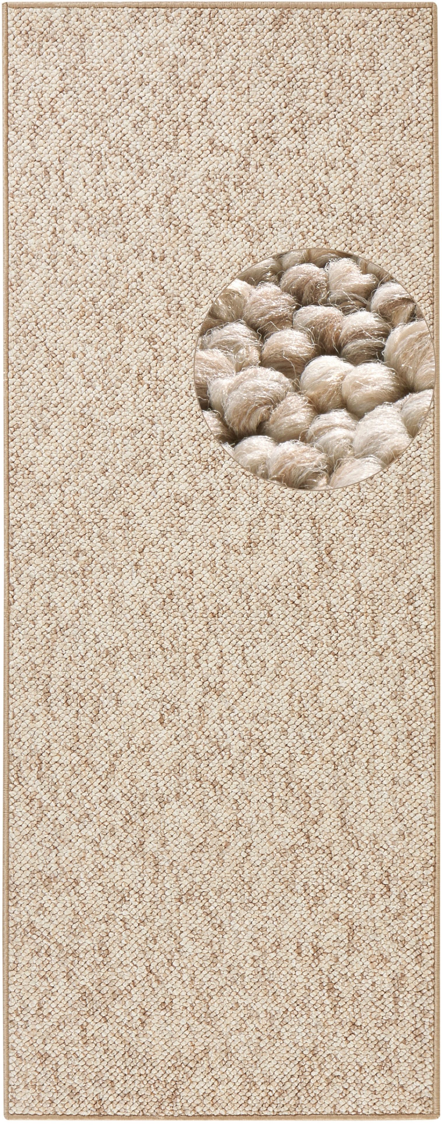 HANSE Home Vloerkleed Wolly 2 Vlakweefsel, loper, Scandi, wol-look, eetkamer, woonkamer, gang
