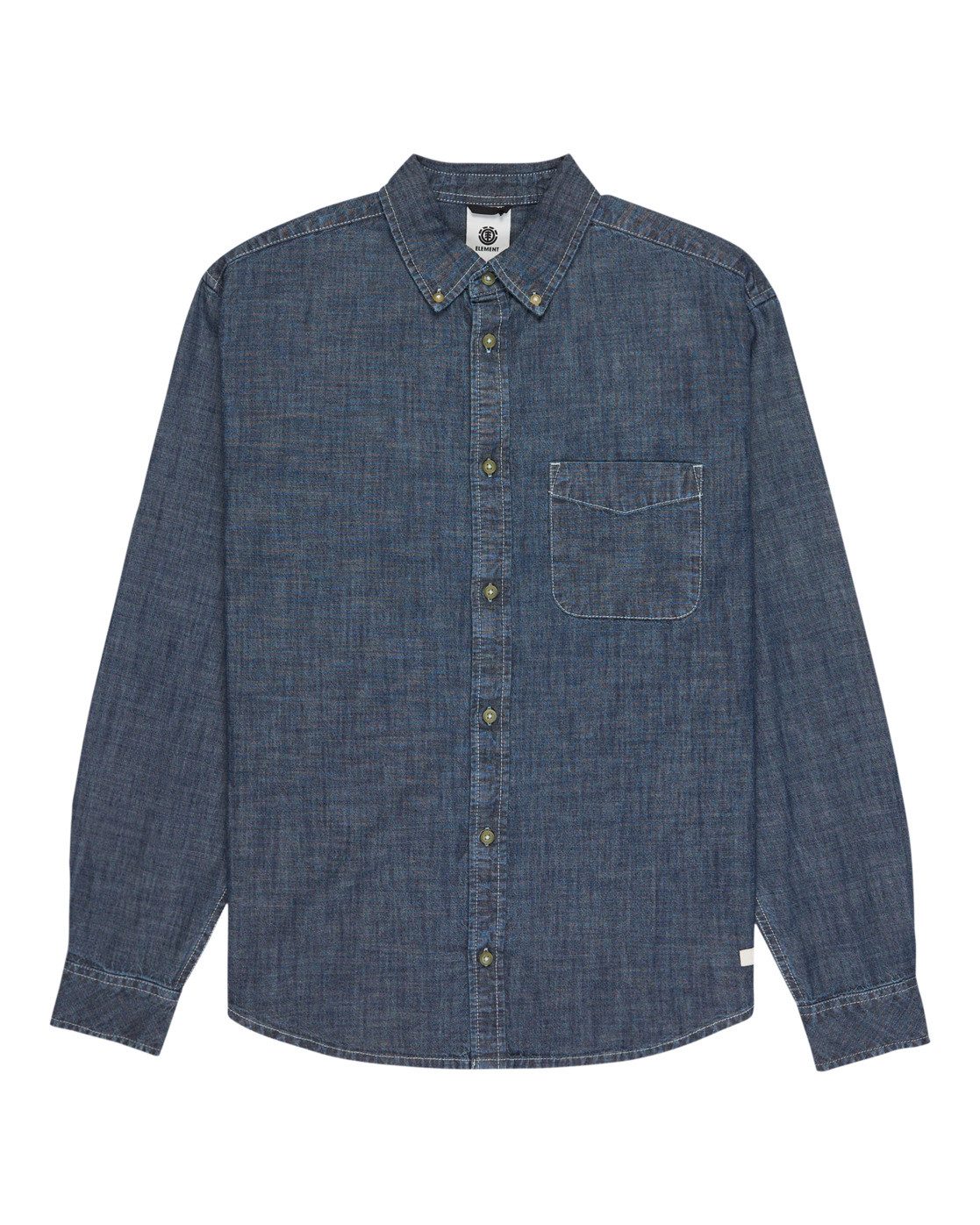 Element Overhemd met lange mouwen Button Down Regular Chambray