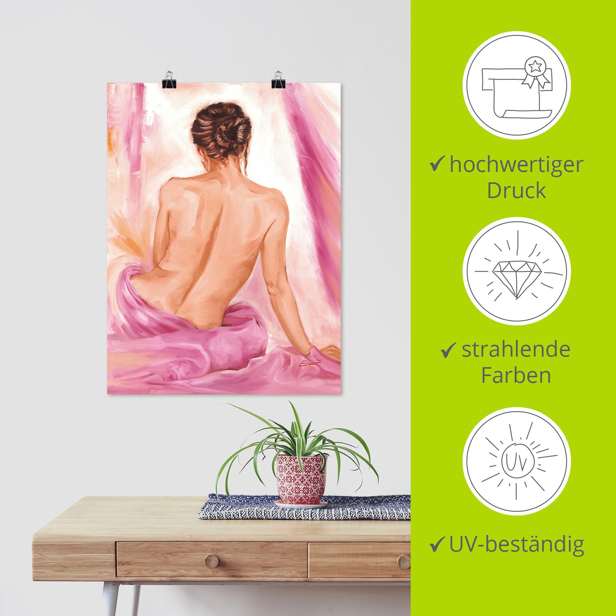 Artland Artprint Akt II als artprint op linnen, poster, muursticker in verschillende maten