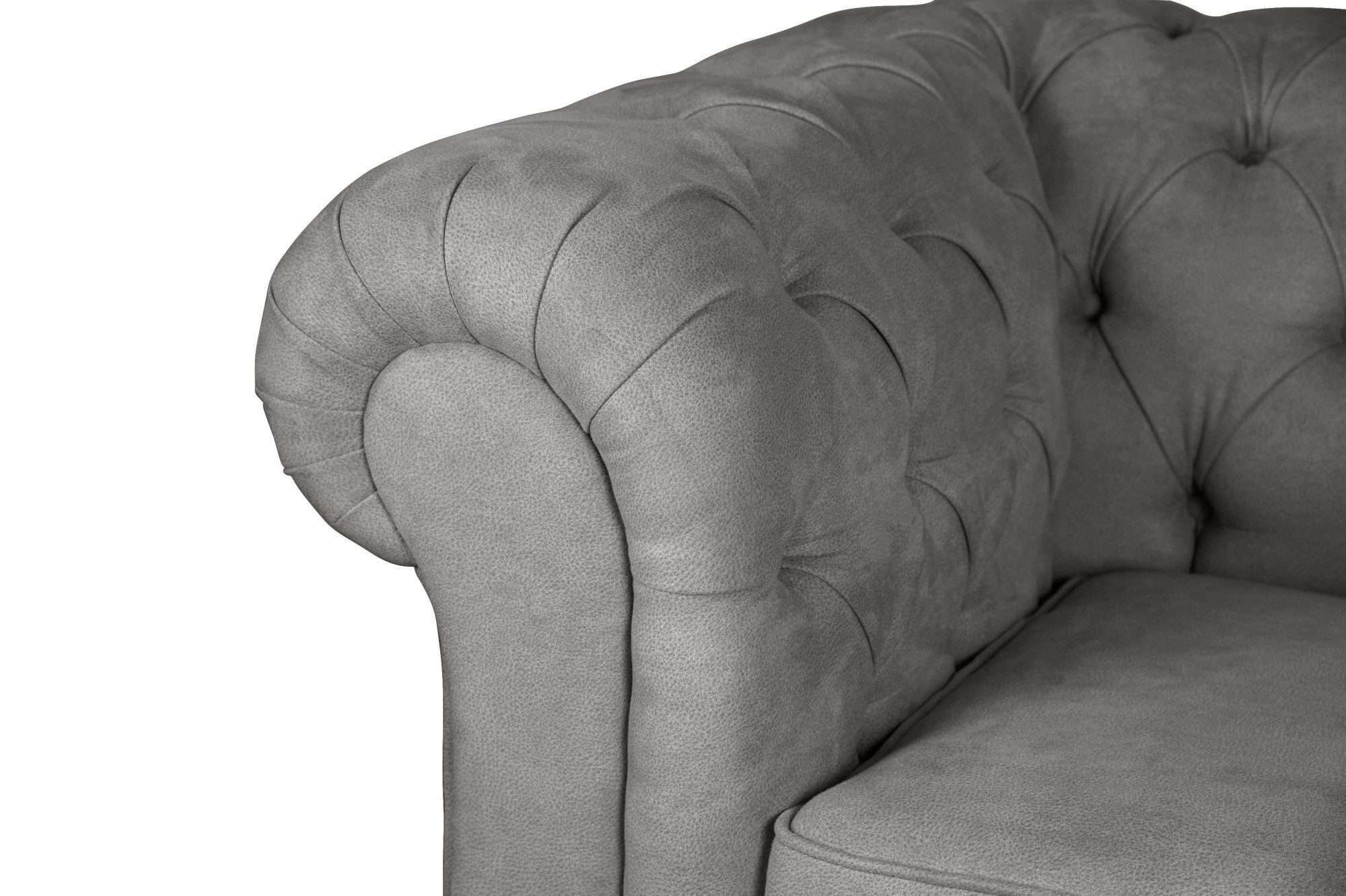 Home affaire 3-zitsbank CHARENTE, optionele slaapbank, Chesterfield-sofa, bedfunctie met edele knoopbevestiging en typische armleuningen, b/d/h 198/89/74 cm