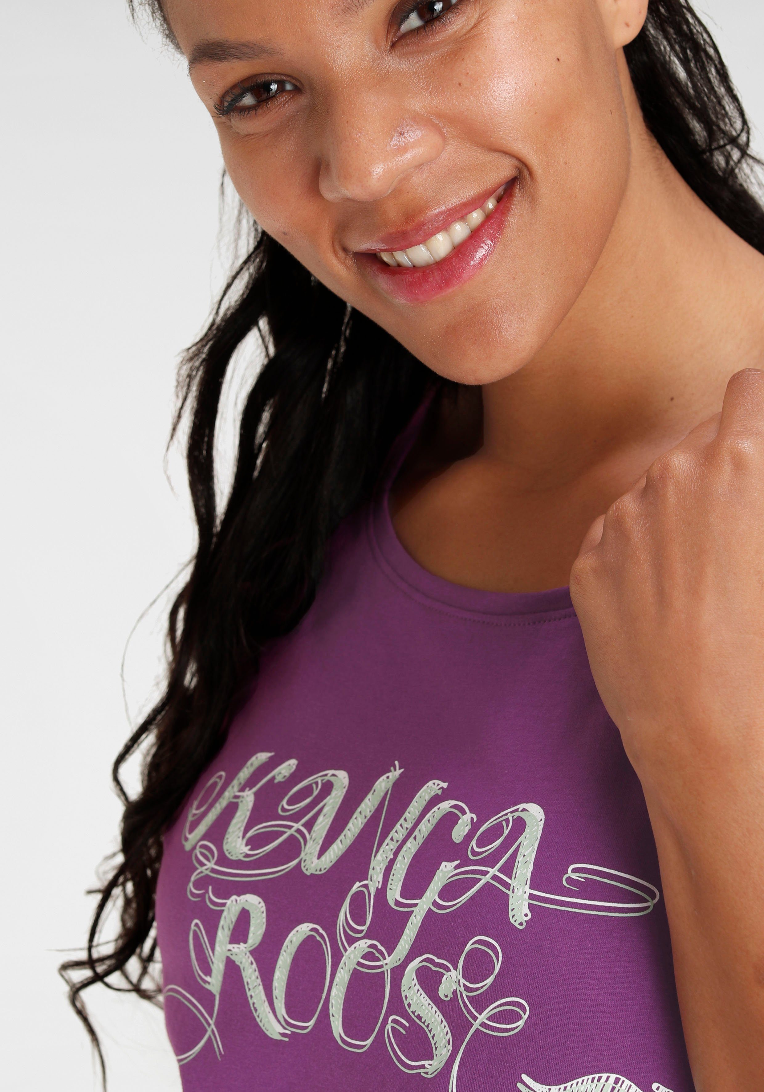 KangaROOS Lang shirt Korte mouw, figuuraccentuerende pasvorm (2-delig, Set van 2)