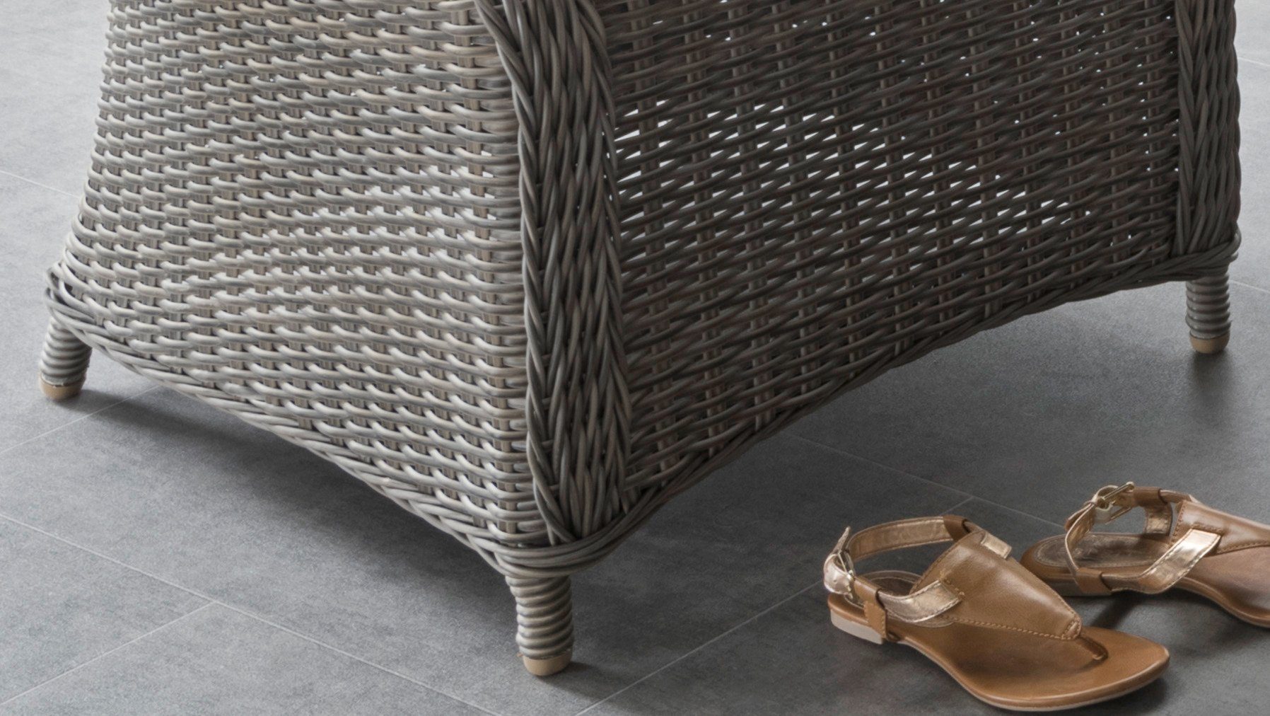 Destiny Tuin-eethoek Palma Luna Aluminium, polyrotan (set, 16-delig)