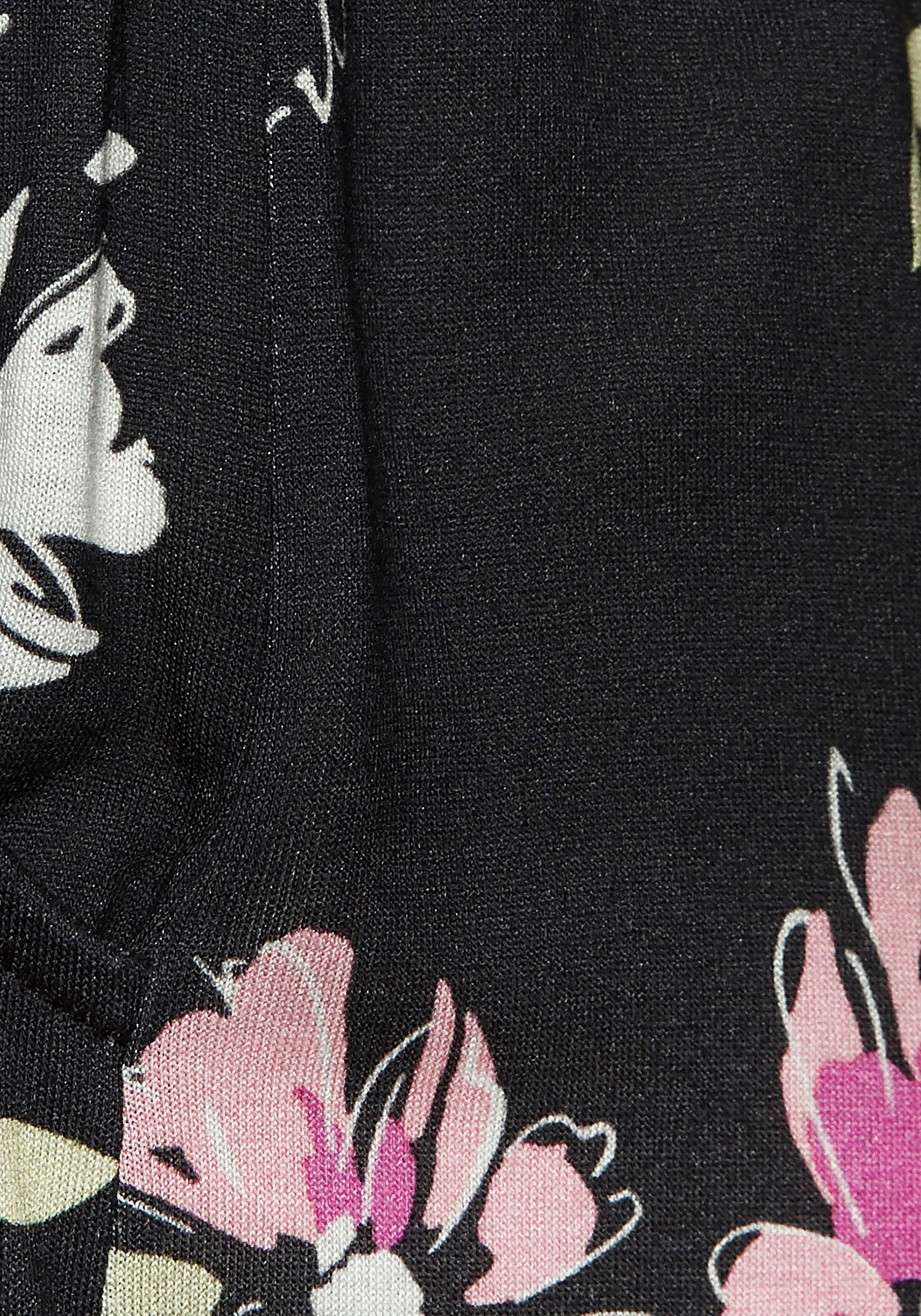 Vivance Jerseybroek met grote bloemenprint