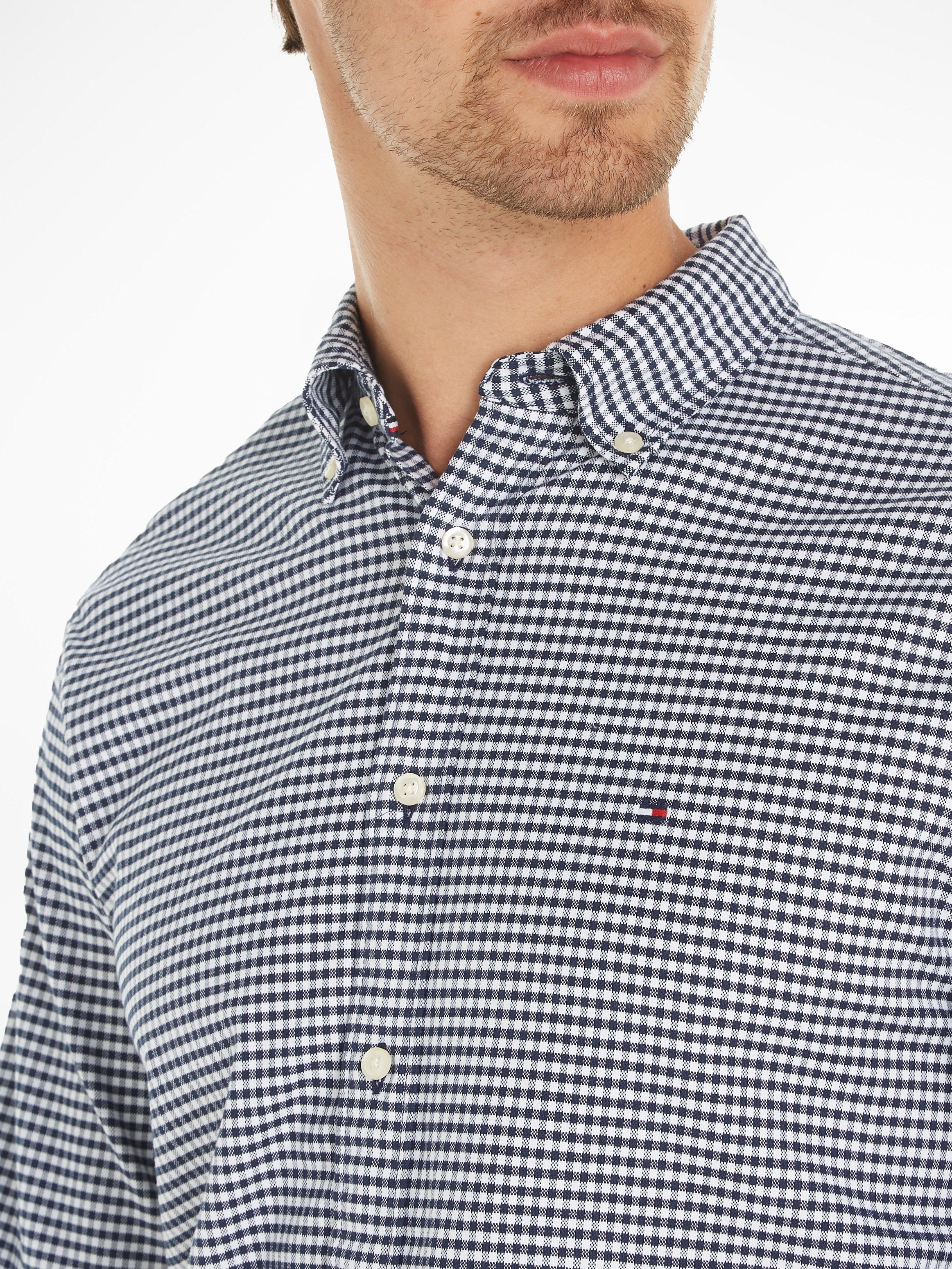 Tommy Hilfiger Overhemd met lange mouwen 1985 OXFORD GINGHAM RF SHIRT