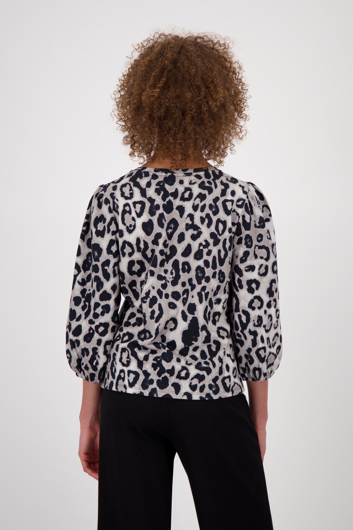 Monari Sweater Sweatshirt Luipaardprint Allover