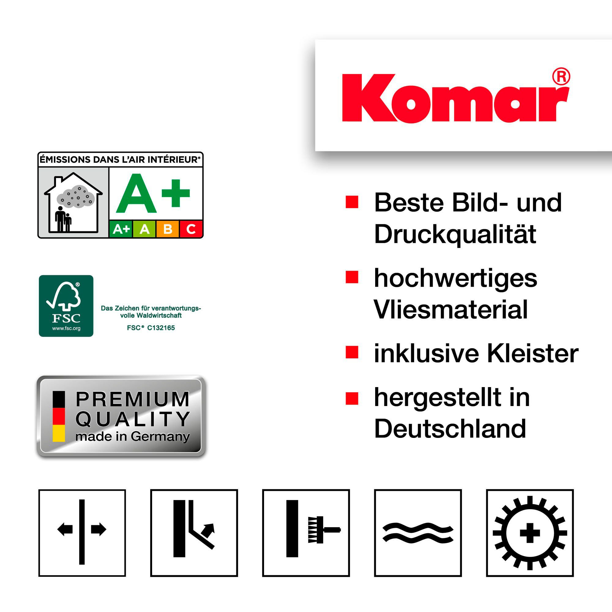 Komar Wanddecoratie Fruits d'automne Wanddecoratie - zonder lijst (1 stuk)