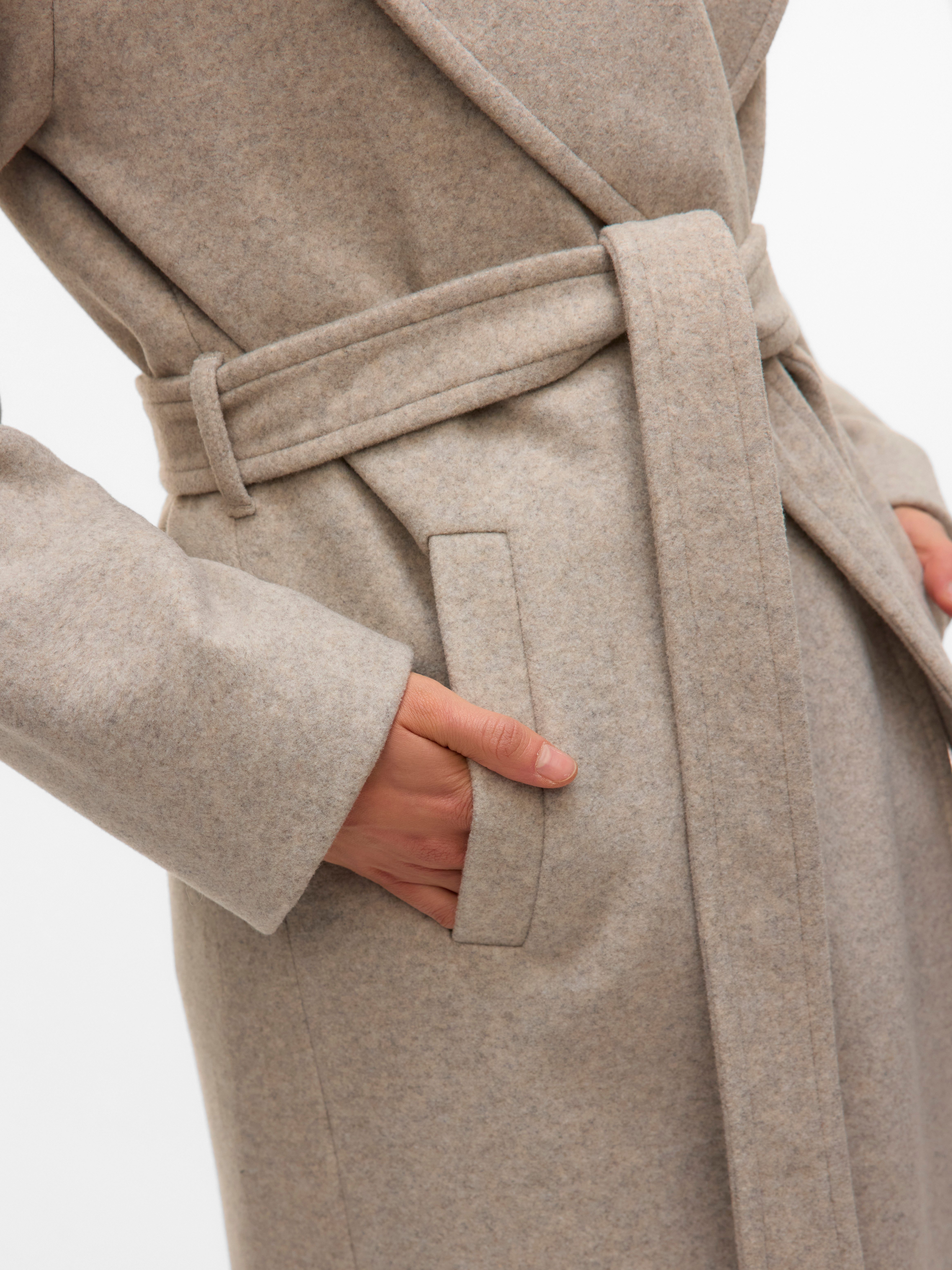 Vero Moda Lange jas VMANNE BERGEN XTRA LONG COAT GA