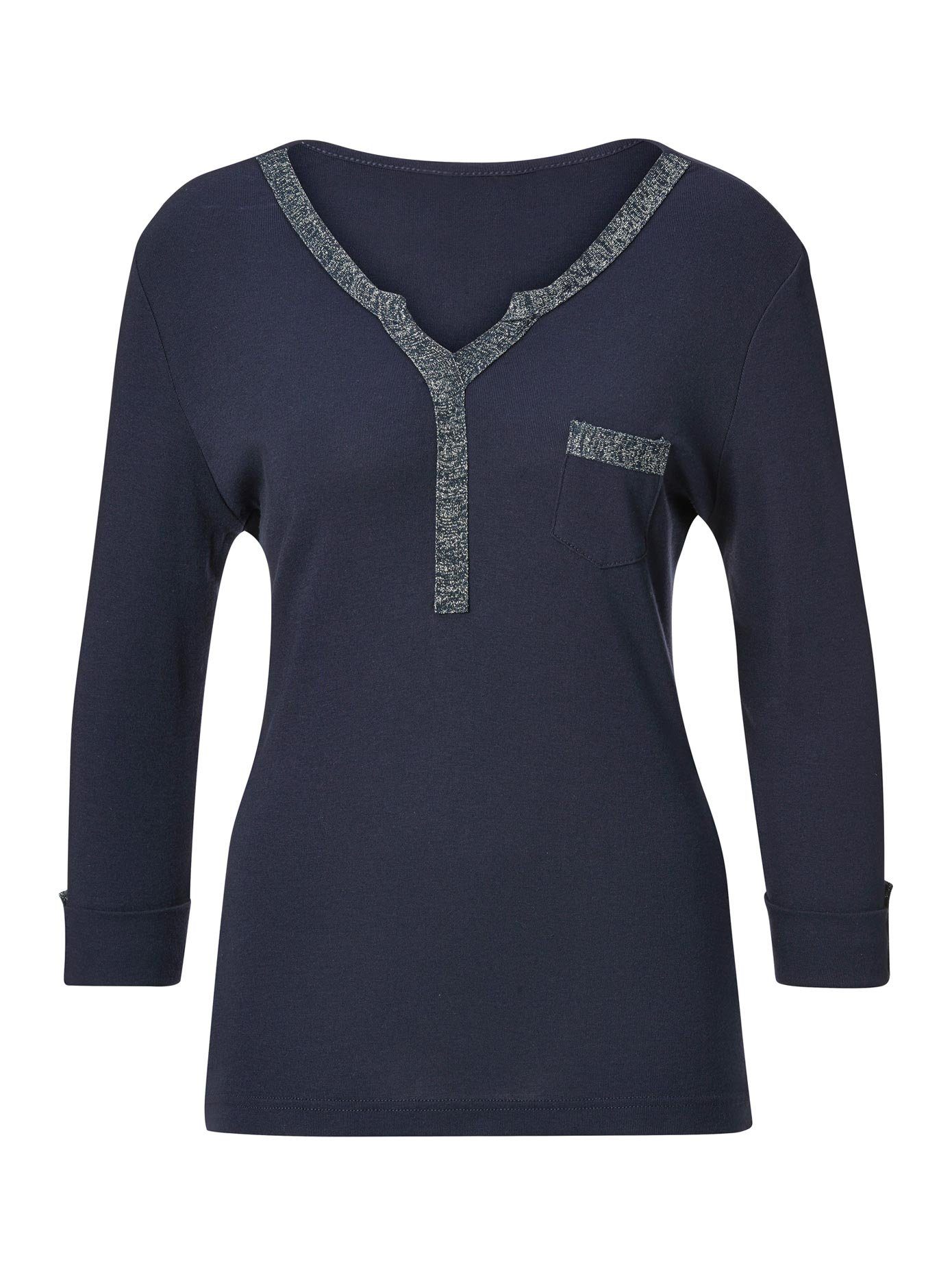Alessa W. Shirt met 3/4-mouwen Shirt (1-delig)