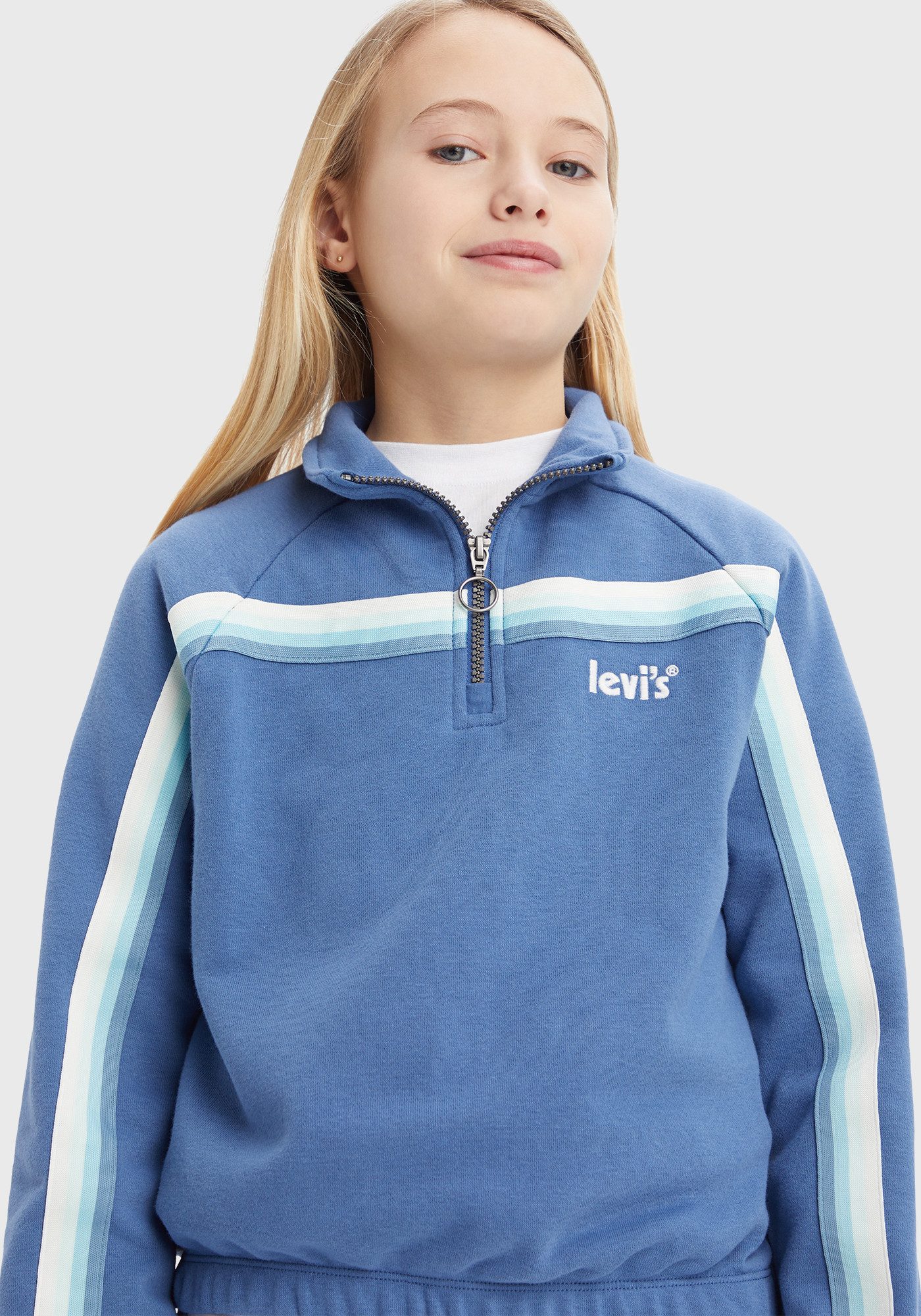 Levi's Kidswear Sweatshirt met strepen voor meisjes