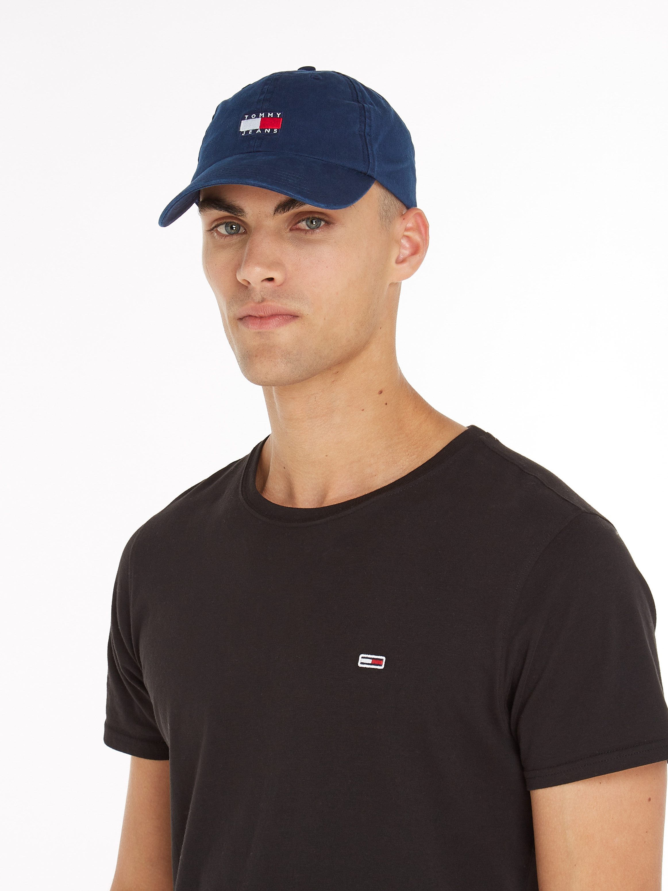 TOMMY JEANS Baseballcap TJM HERITAGE CAP met groot logoborduursel