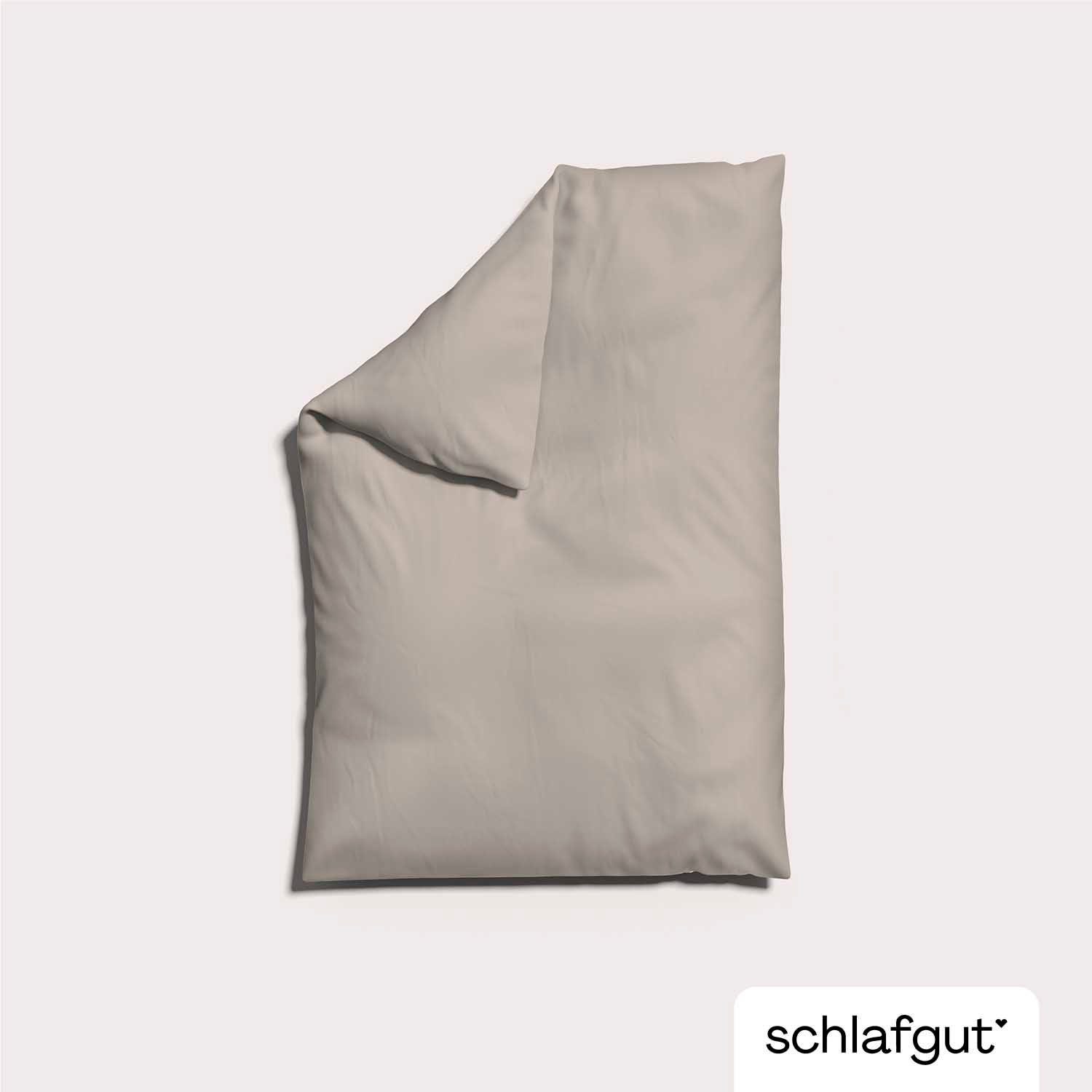 Schlafgut Dekbedovertrek Woven Satin bijzonder dicht geweven, mix & match: bijpassende kussenhoes verkrijgbaar (1 stuk)
