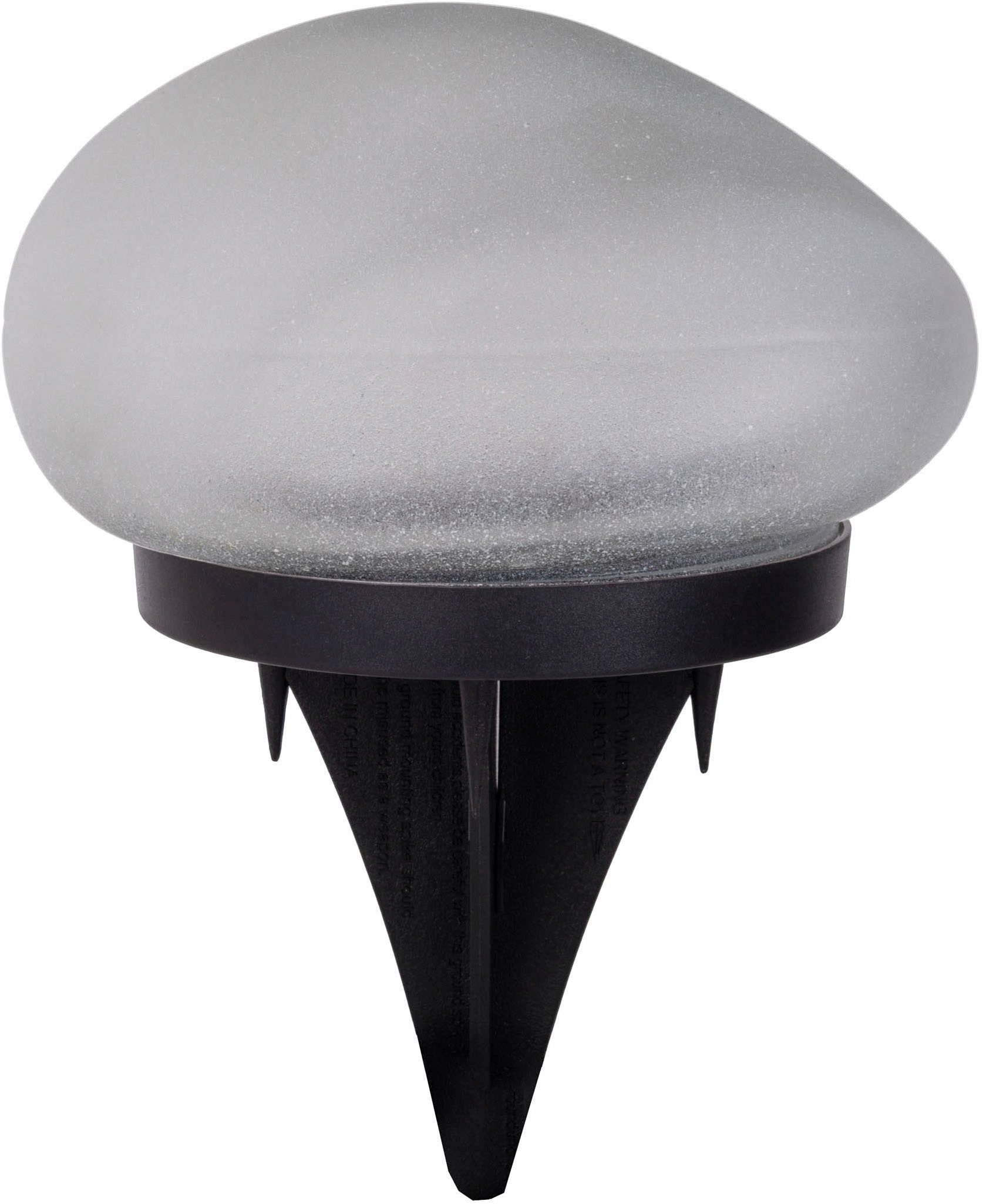 näve Led-solarlamp Guri 2-delige set led tafellamp draadloos 36x10,5 cm antraciet (2 stuks)