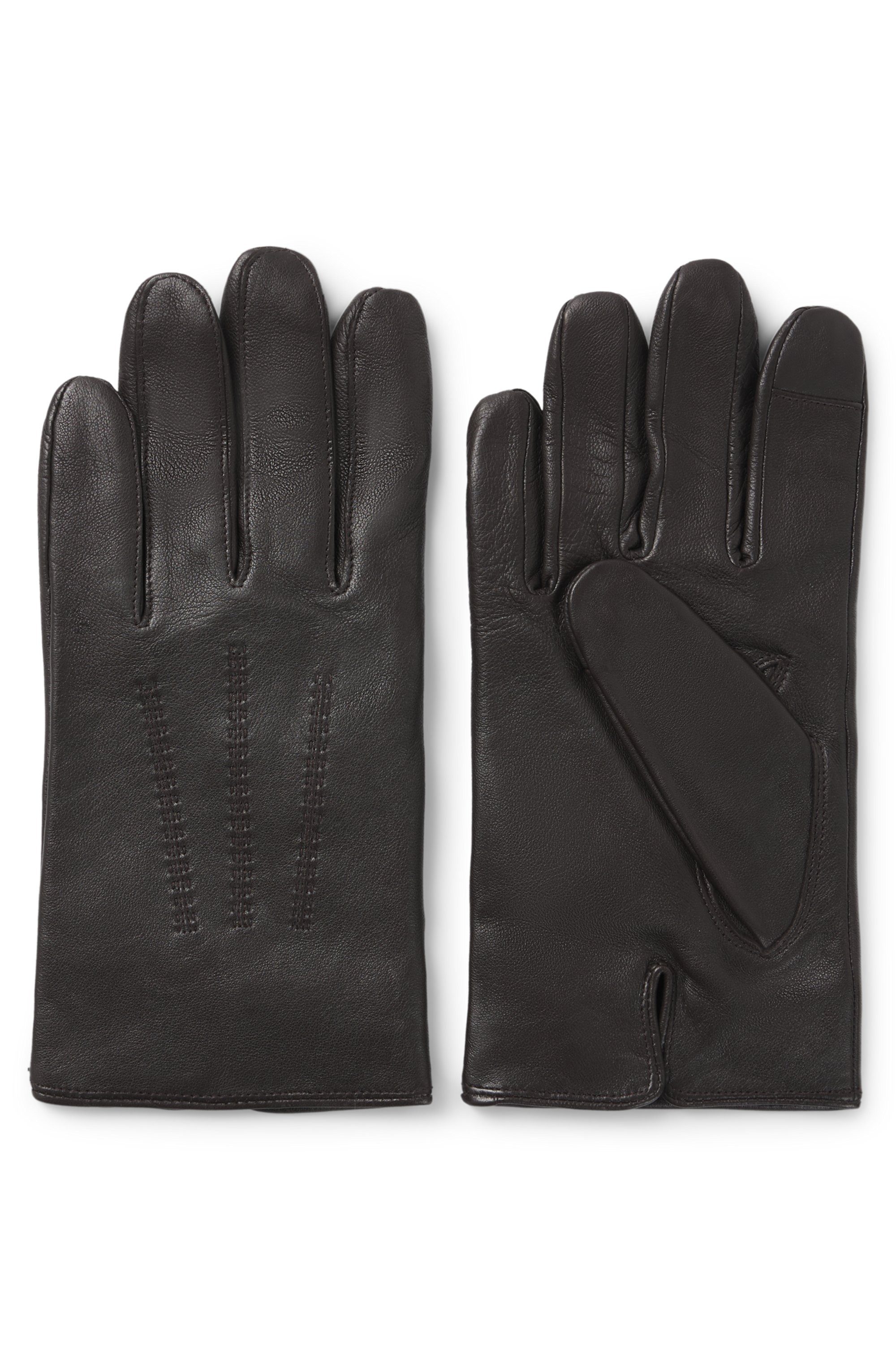 Boss Leren handschoenen Hainz-ME