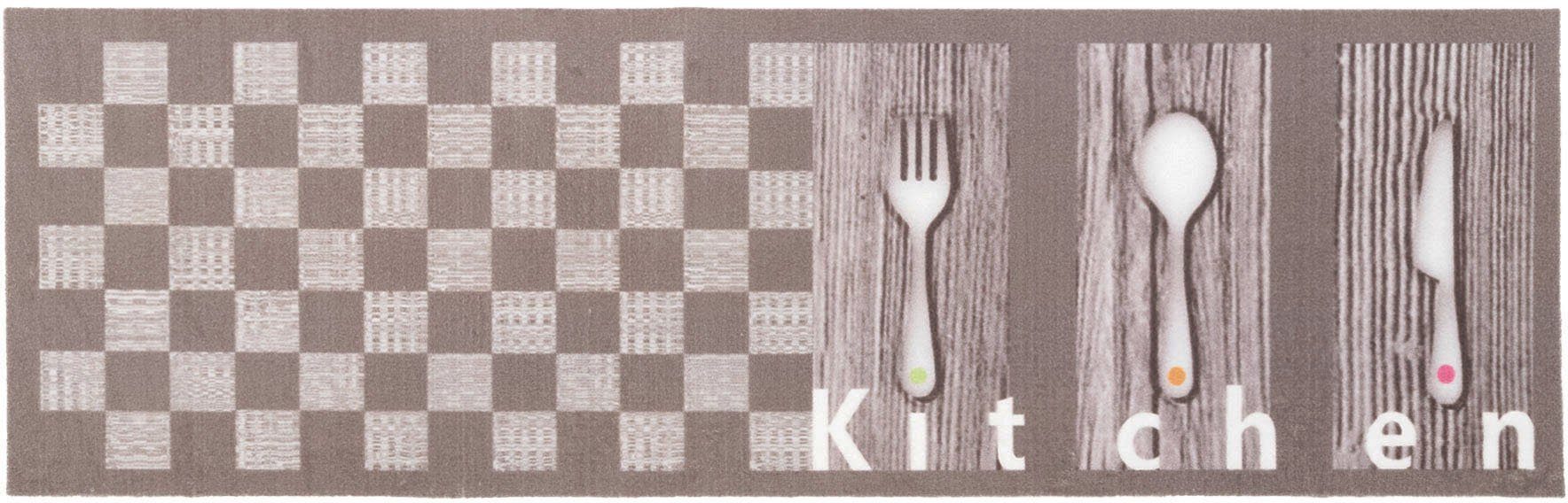 Primaflor-Ideen in Textil Keukenloper Kitchen met een opschrift & motief bestek, antislip, wasbaar, keuken
