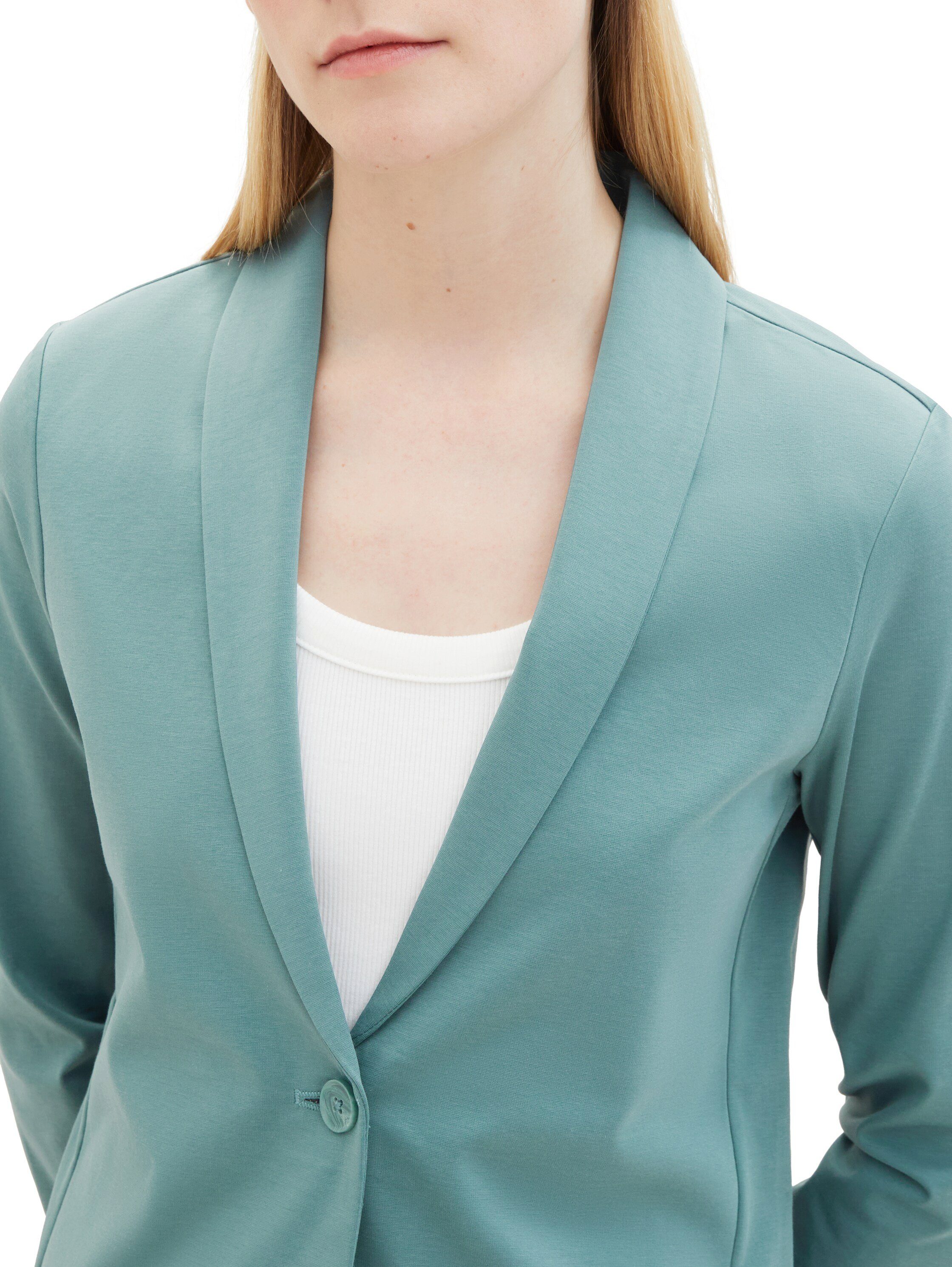 Tom Tailor Korte blazer met sjaalkraag en 3/4 arm