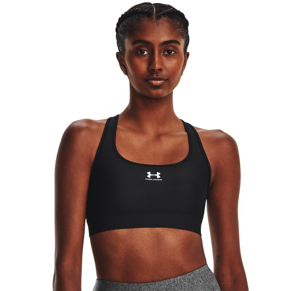 Under Armour® Sport-bh HeatGear® Perfect voor de warme dagen. Houdt je koel en droog.