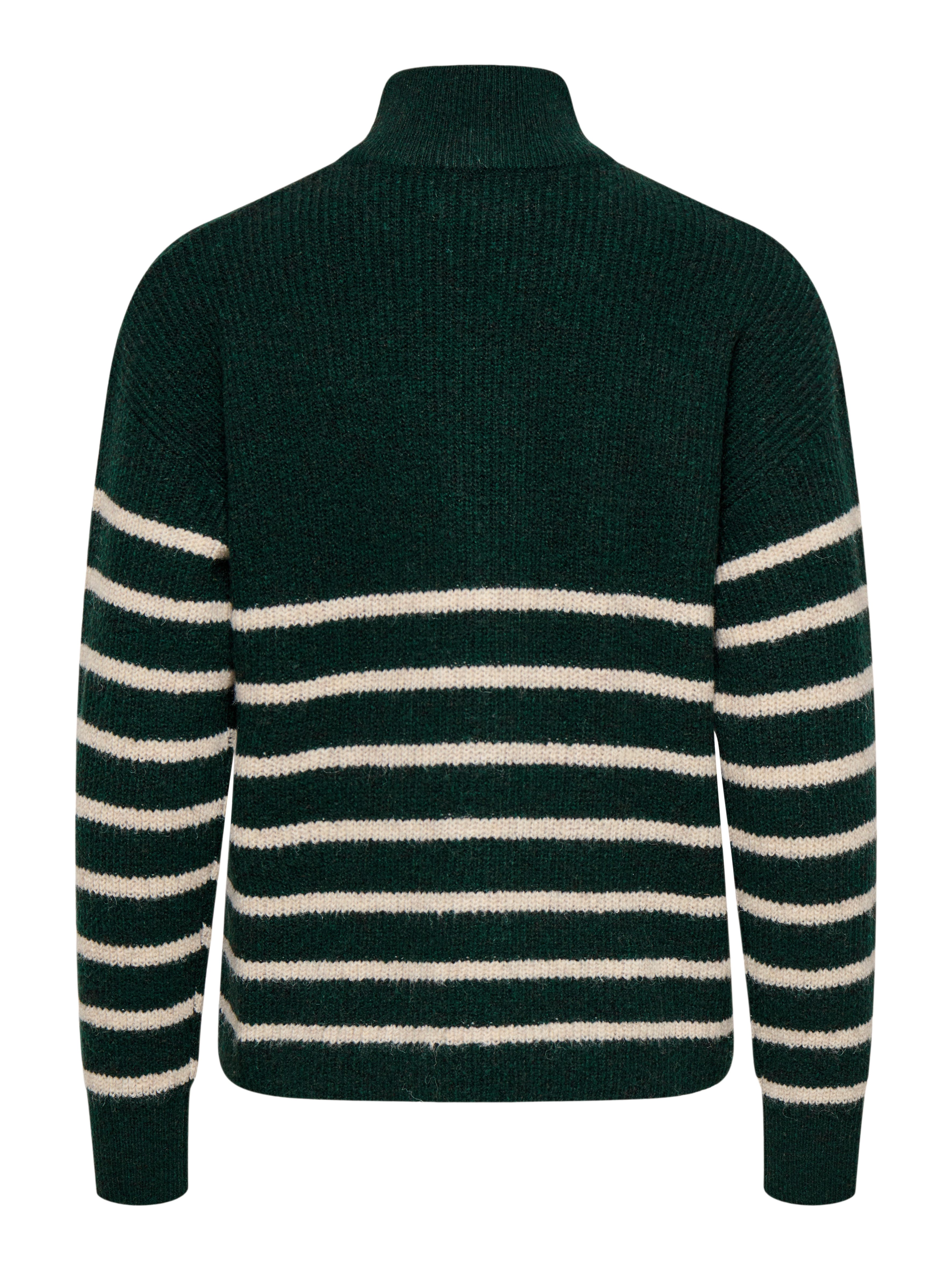 Only Gebreide trui ONLTOKYO L/S ZIP PULLOVER KNT NOOS