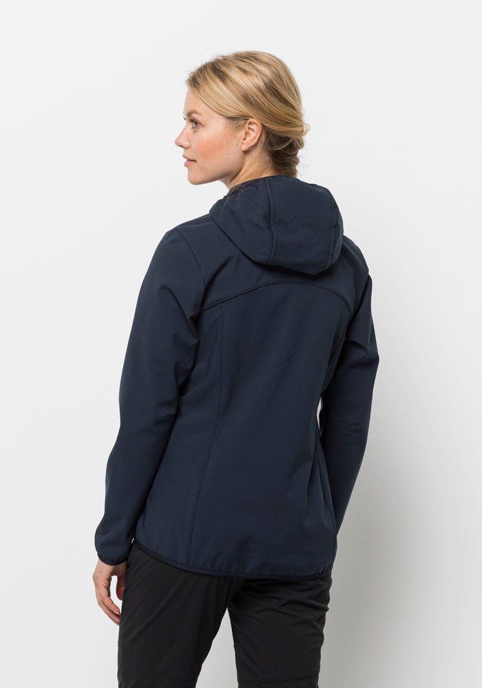 Jack Wolfskin Softshell-jack BORNBERG HOODY W