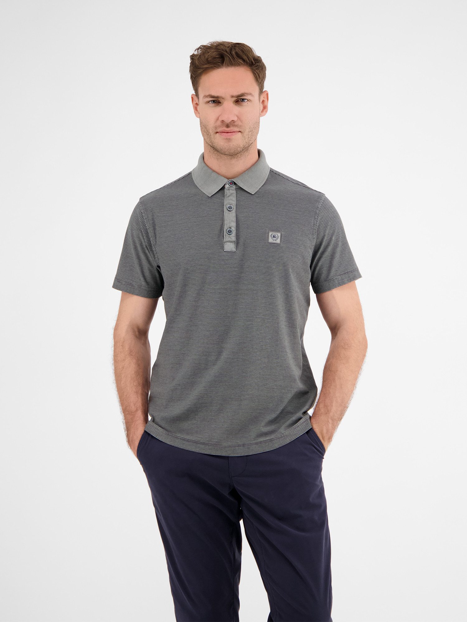 Lerros Poloshirt LERROS heren poloshirt, gestreept