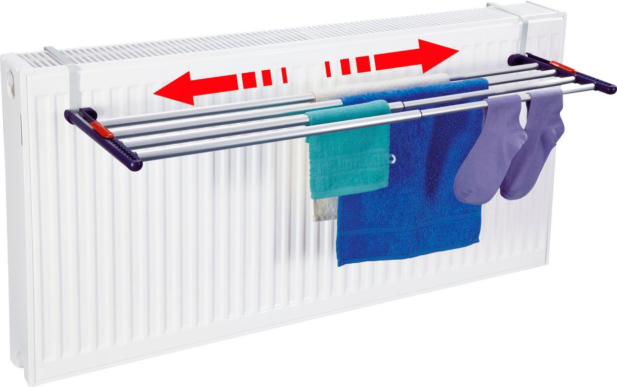 Leifheit Radiator-wasrek Quartett 42 Extendable Drooglengte: verstelbaar van ca. 2,2 m - 4,2 m