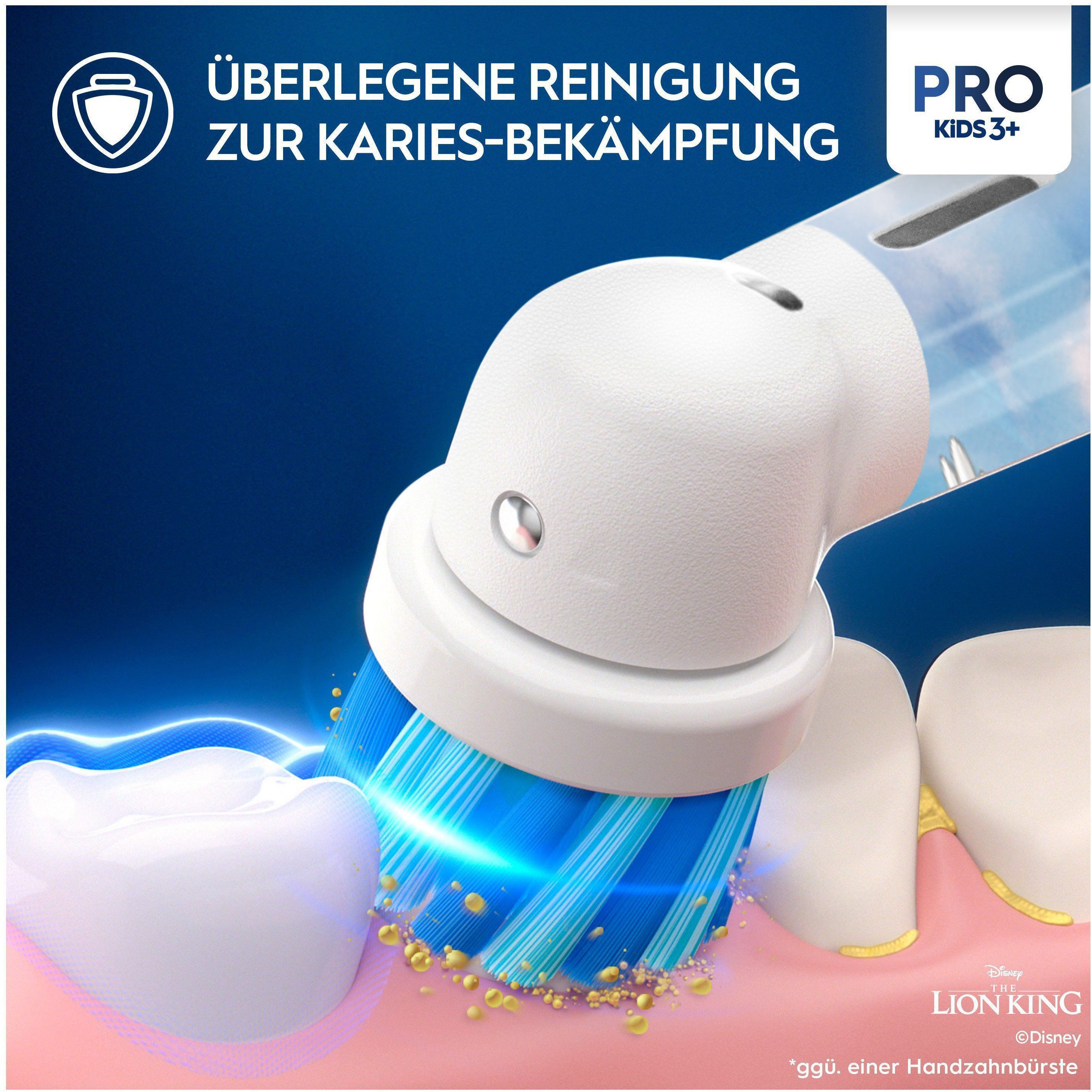 Oral B Elektrische kindertandenborstel Pro Kids De Leeuwenkoning