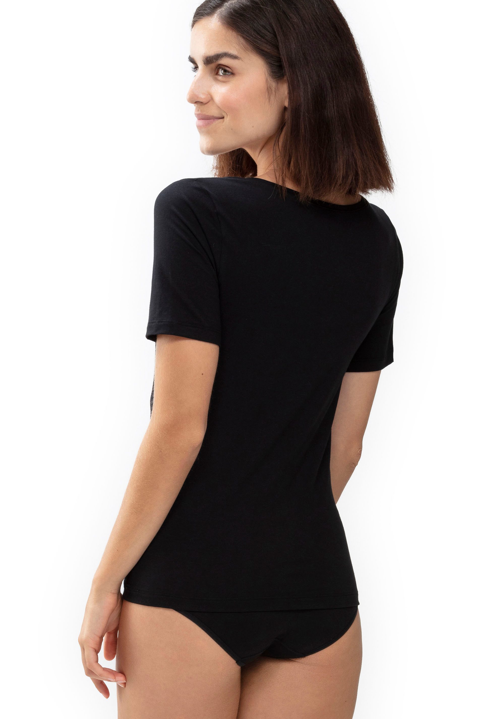 Mey Shirt met korte mouwen Serie Superfine Organic