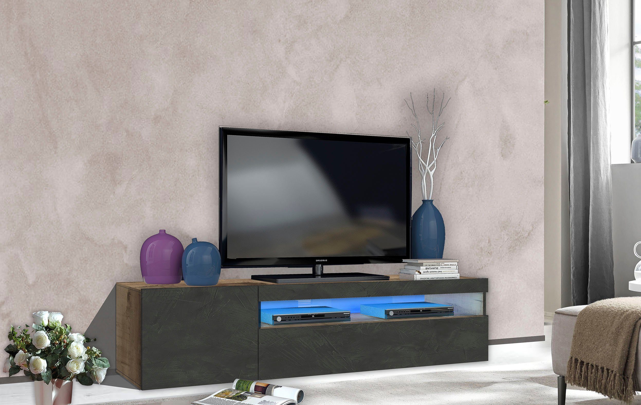 INOSIGN Tv-meubel Egyxpt Breedte 155 cm