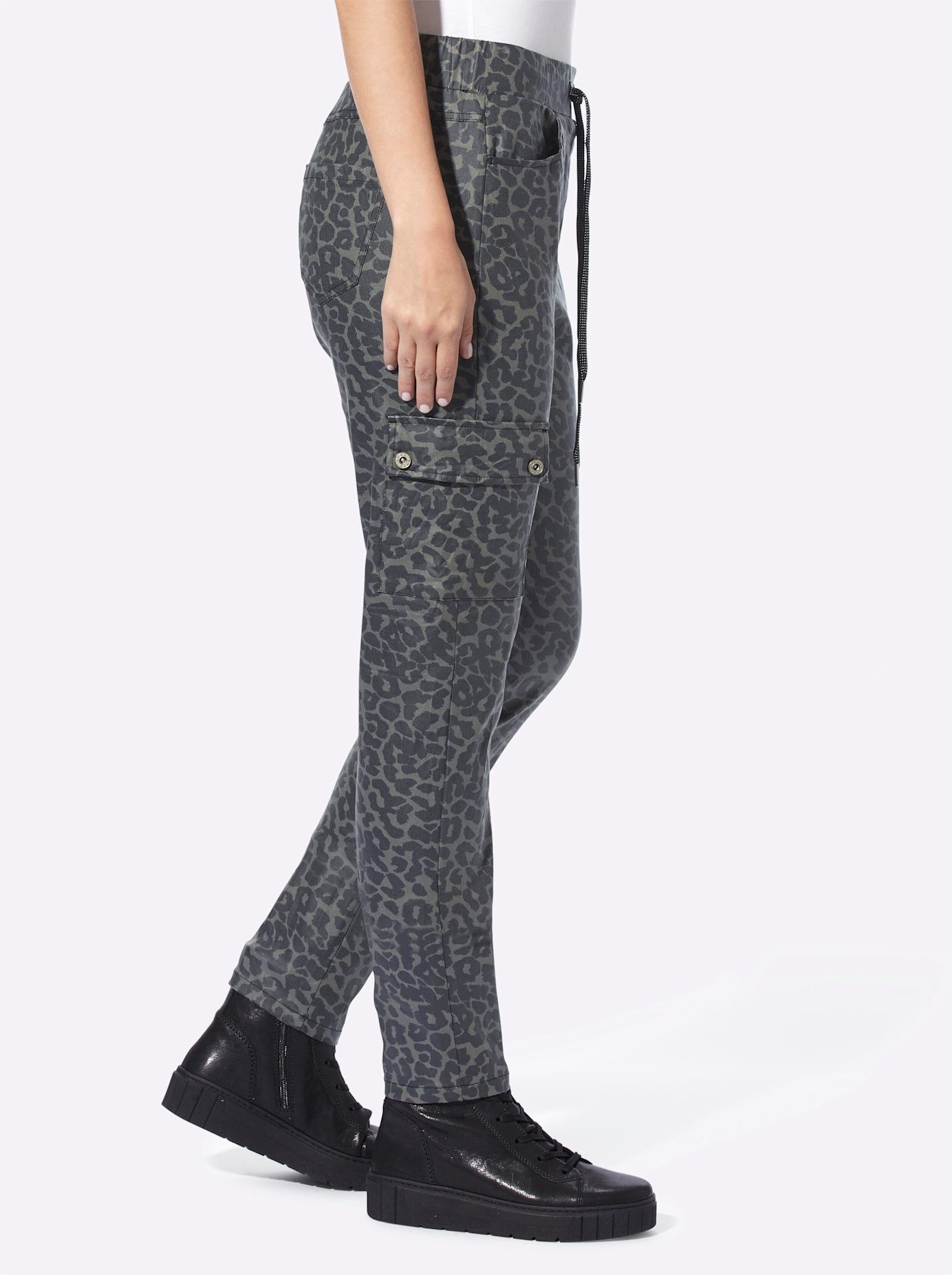 heine Geweven broek