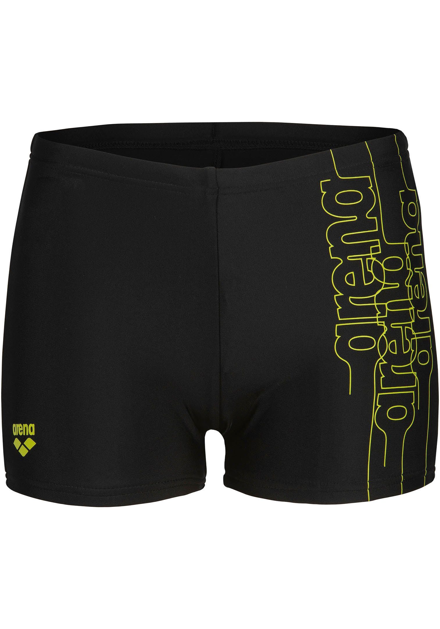 Arena Zwembroek BOY'S SWIM SHORT GRAPHIC jongens badmode maat 164 zwart
