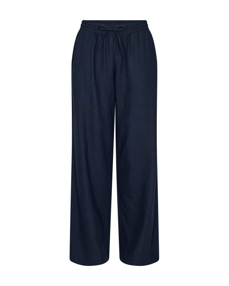 FREEQUENT Linnen broek FQLAVA-PANT van linnenmix en met koord