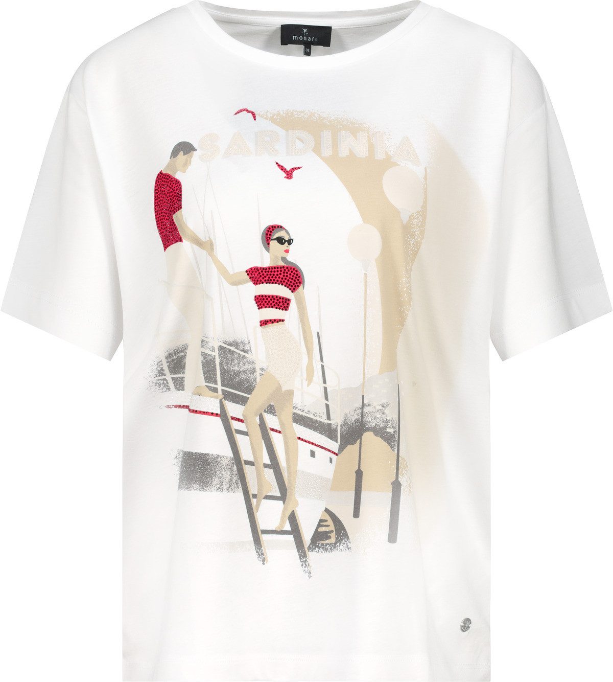 Monari Shirt met ronde hals Met een ronde hals