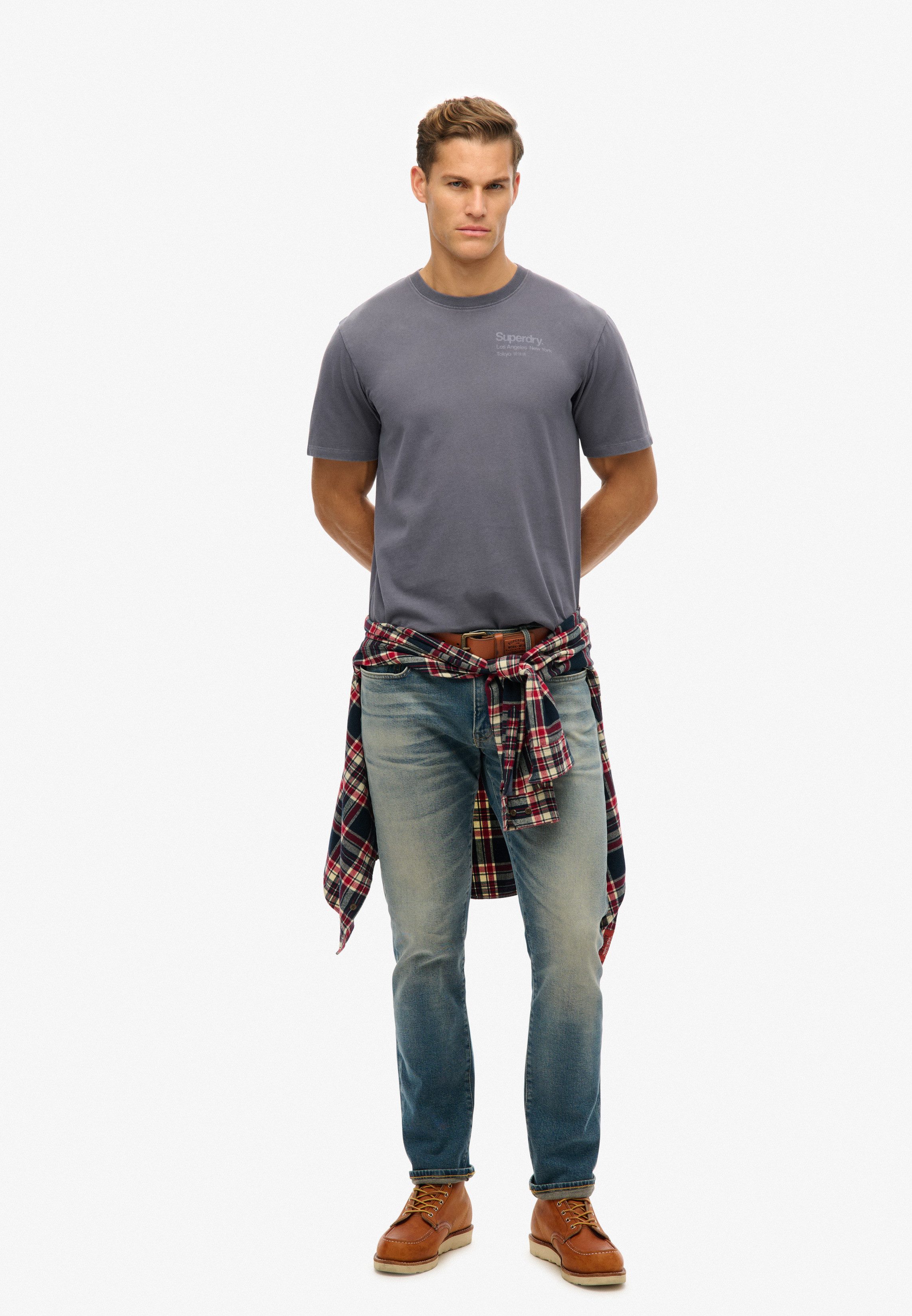 Superdry Shirt met ronde hals CORE LOGO CITY T SHIRT