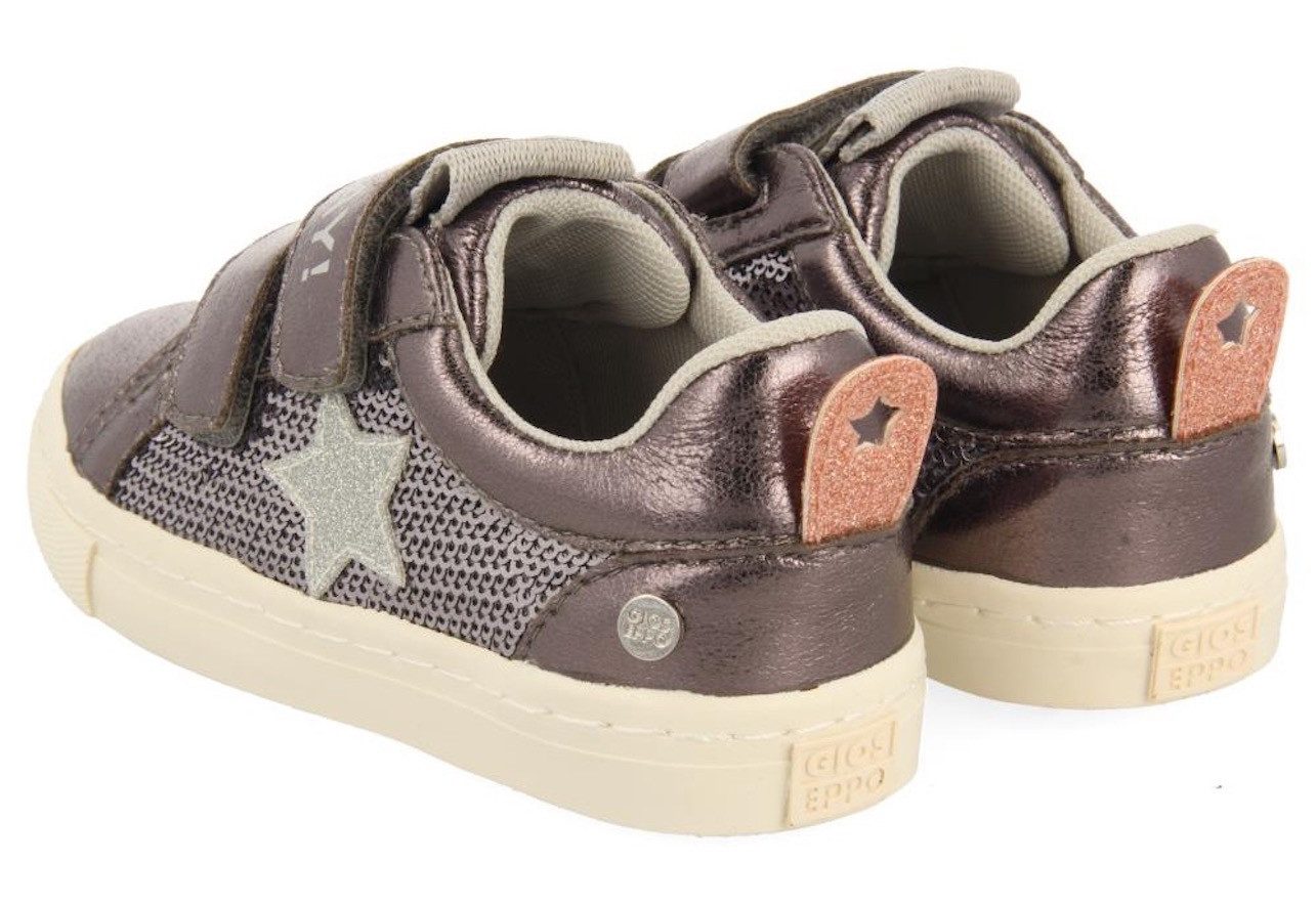 Gioseppo Sneakers ALSLEV Plateausneakers, klittenbandschoen, lage schoen met glitter