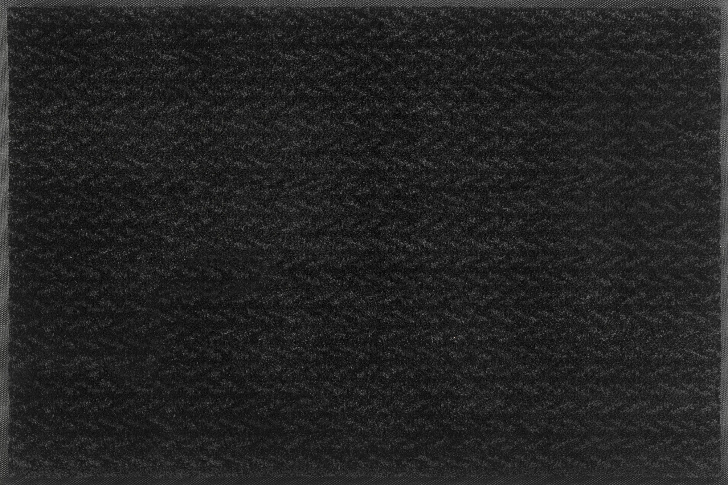 wash+dry by Kleen-Tex Vloerkleed Duo Charcoal antislip, geschikt voor binnen en buiten, wasbaar